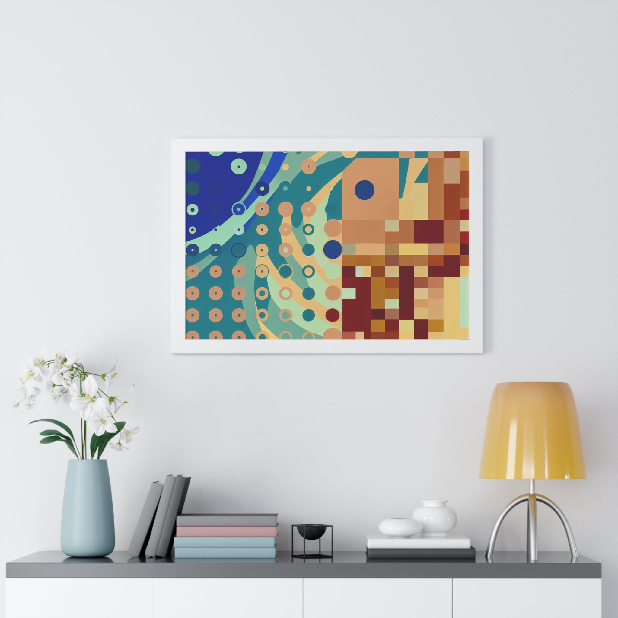 Whirlwind of Colors | Framed Print