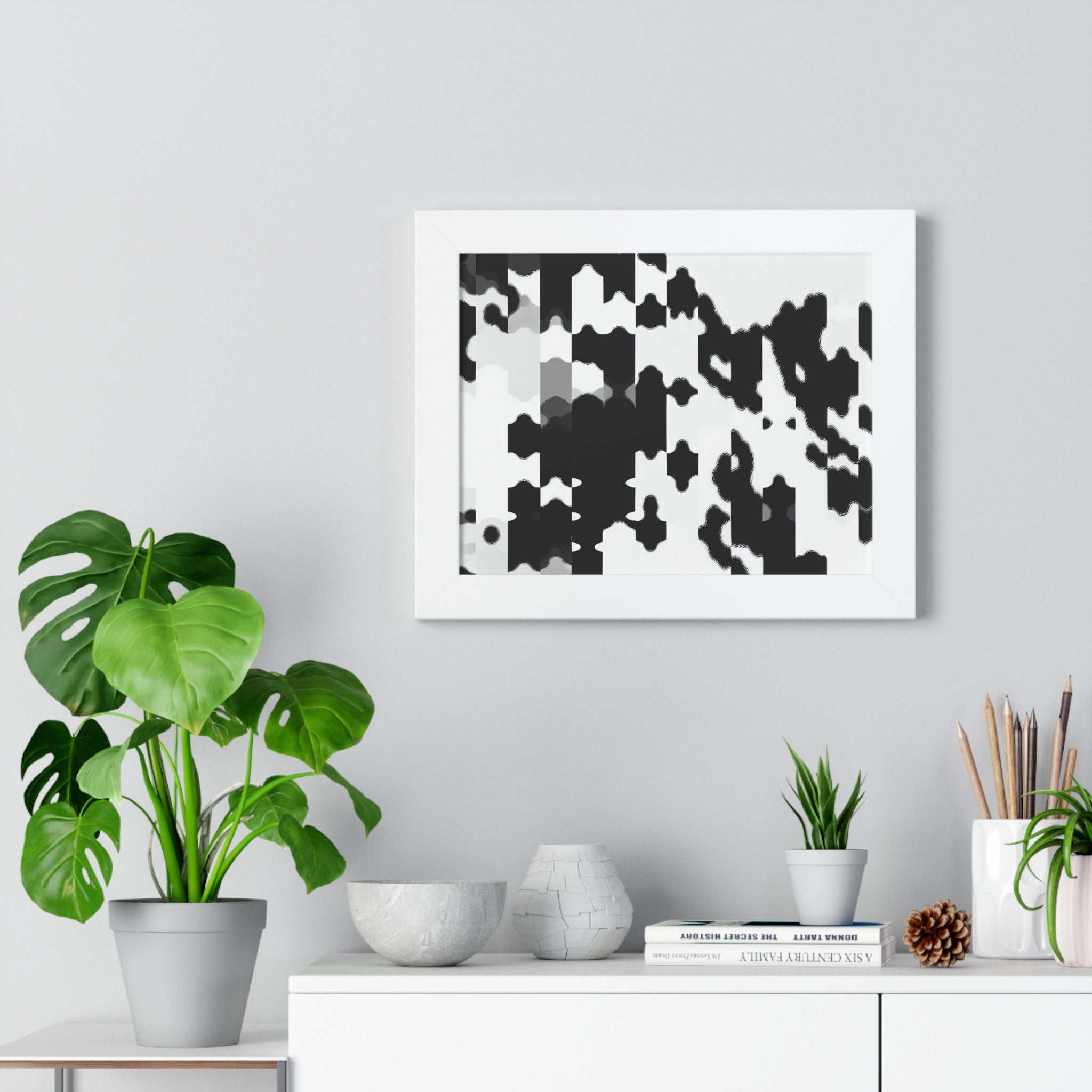 Tension in Monochrome | Framed Print