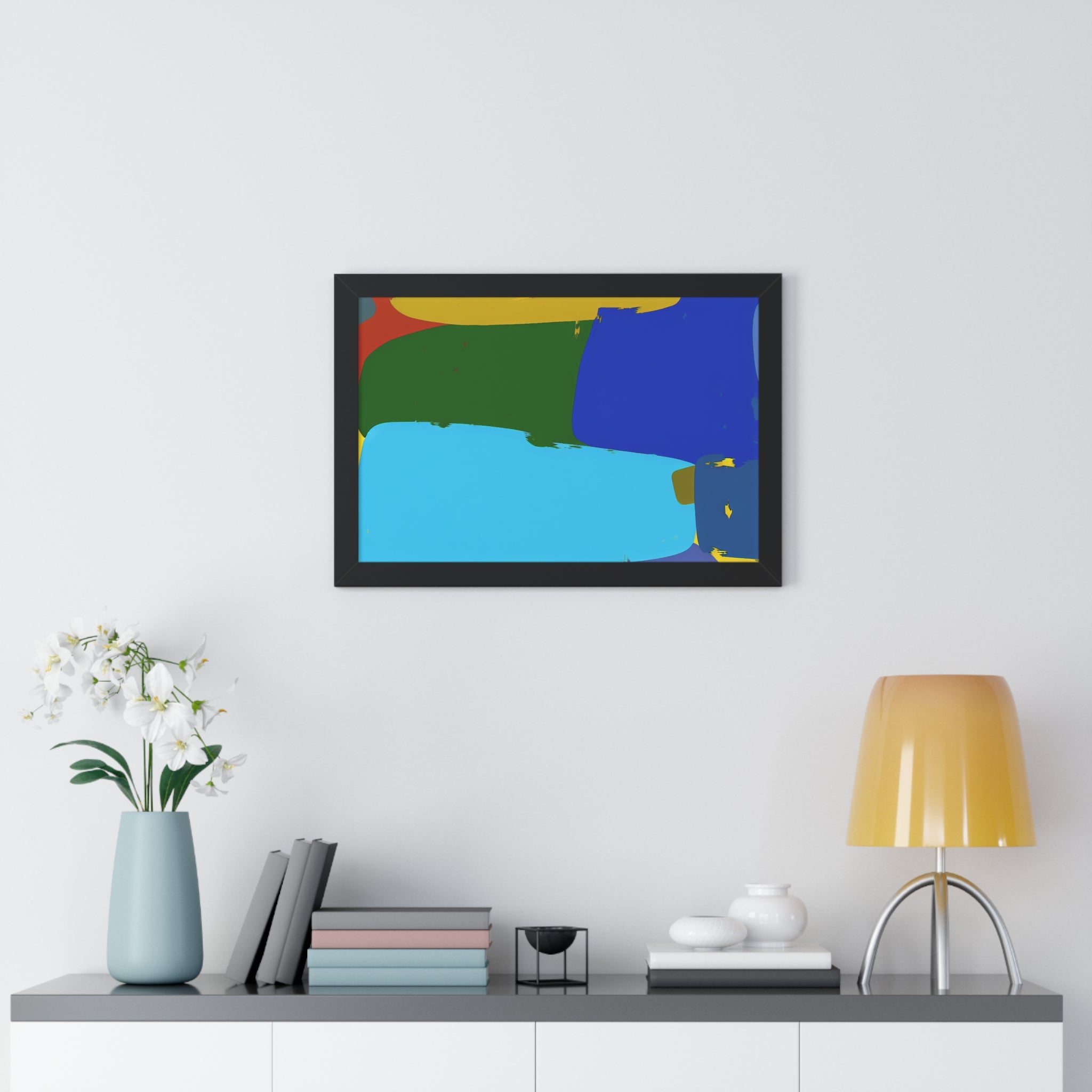 Vibrant Echoes of Energy | Framed Print