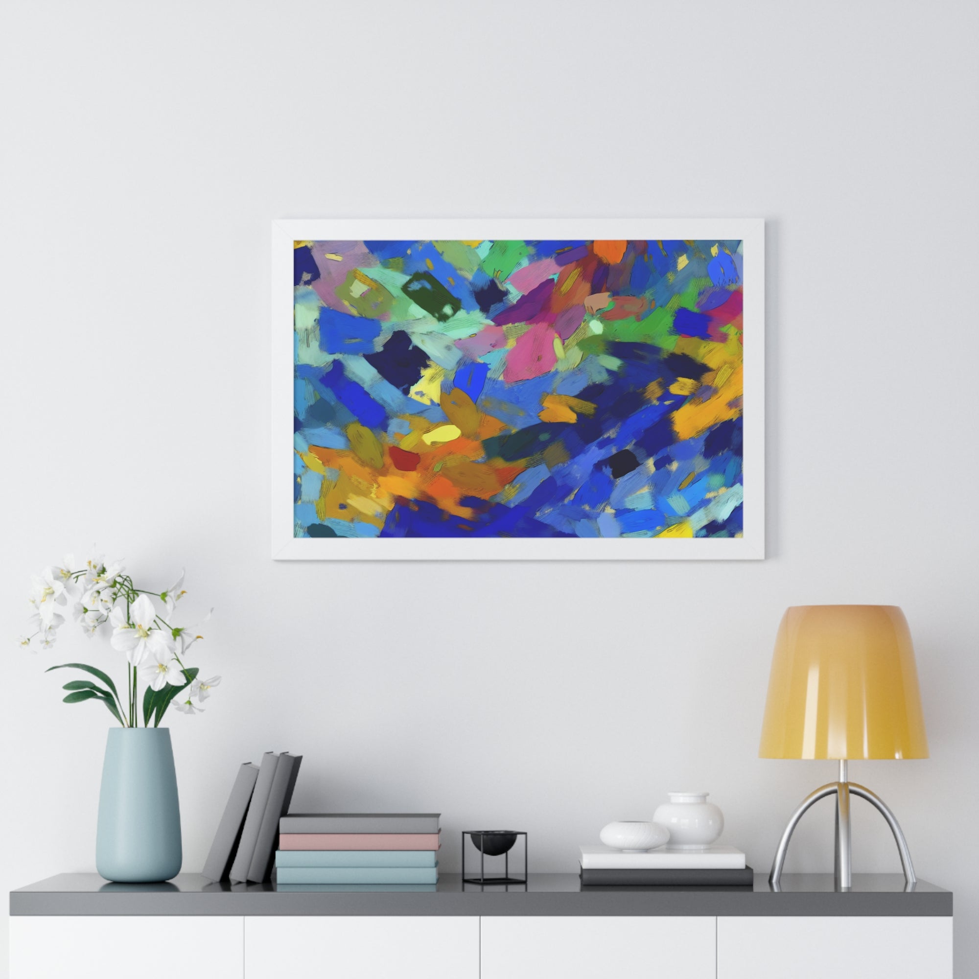 Elysian Whirl and Drift | Framed Print