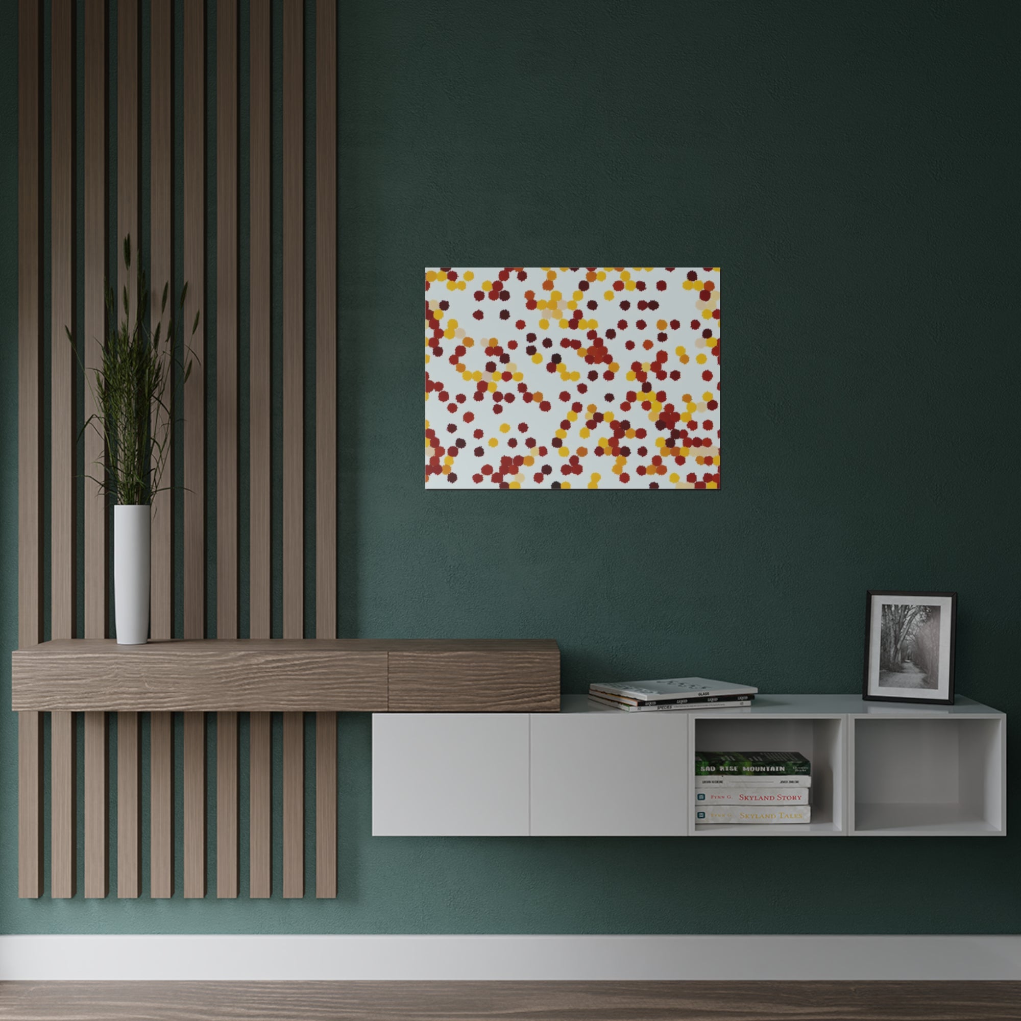 Ebullient Dots of Harmony | Satin Print