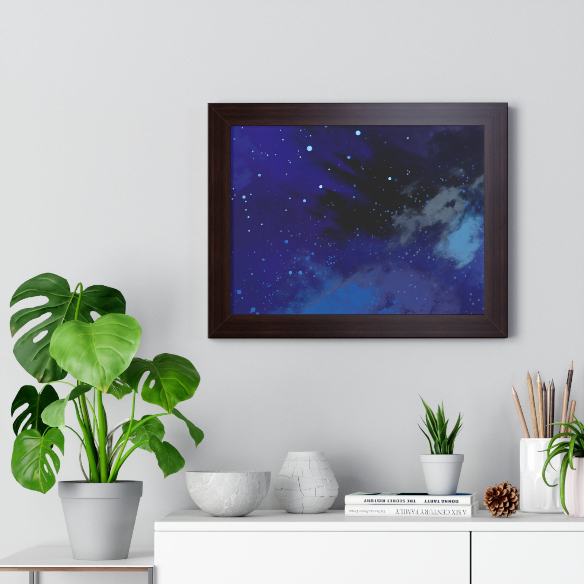 Ethereal Celestial Whirlwind | Framed Print