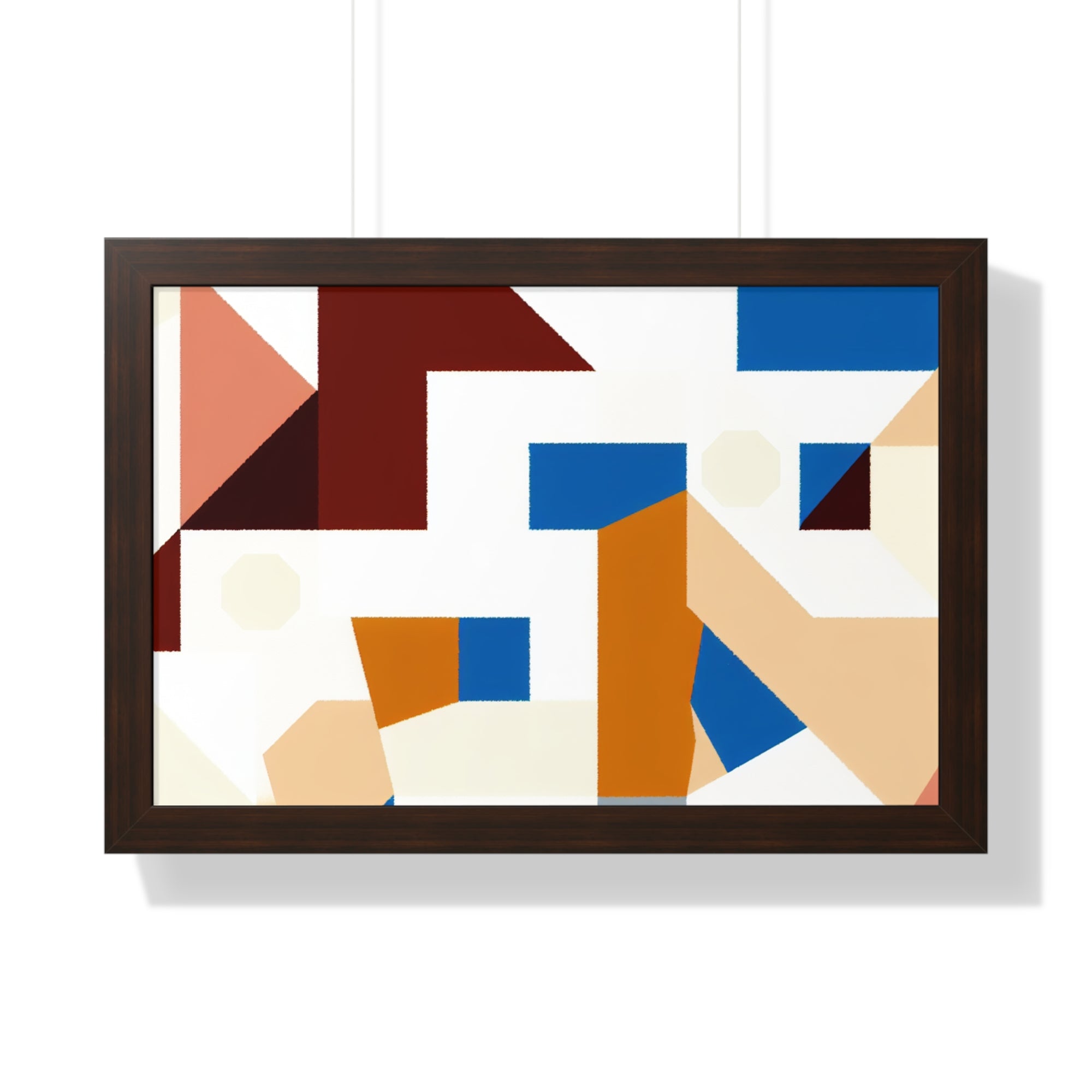 Rhythmic Fragments of Color | Framed Print