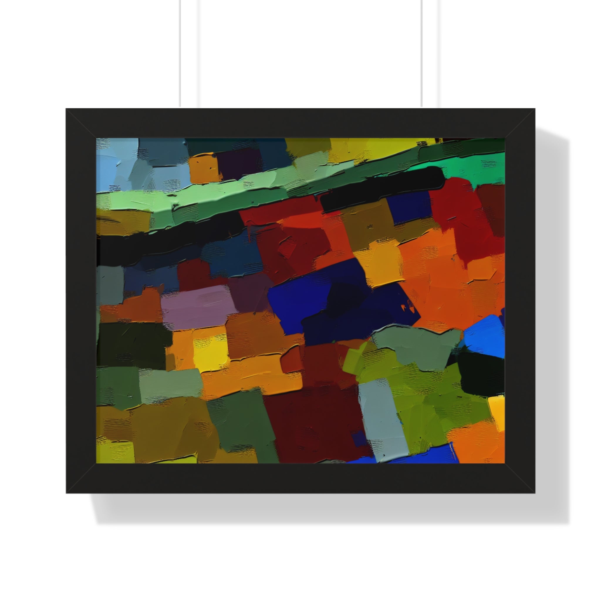 Chromatic Drift and Depth | Framed Print