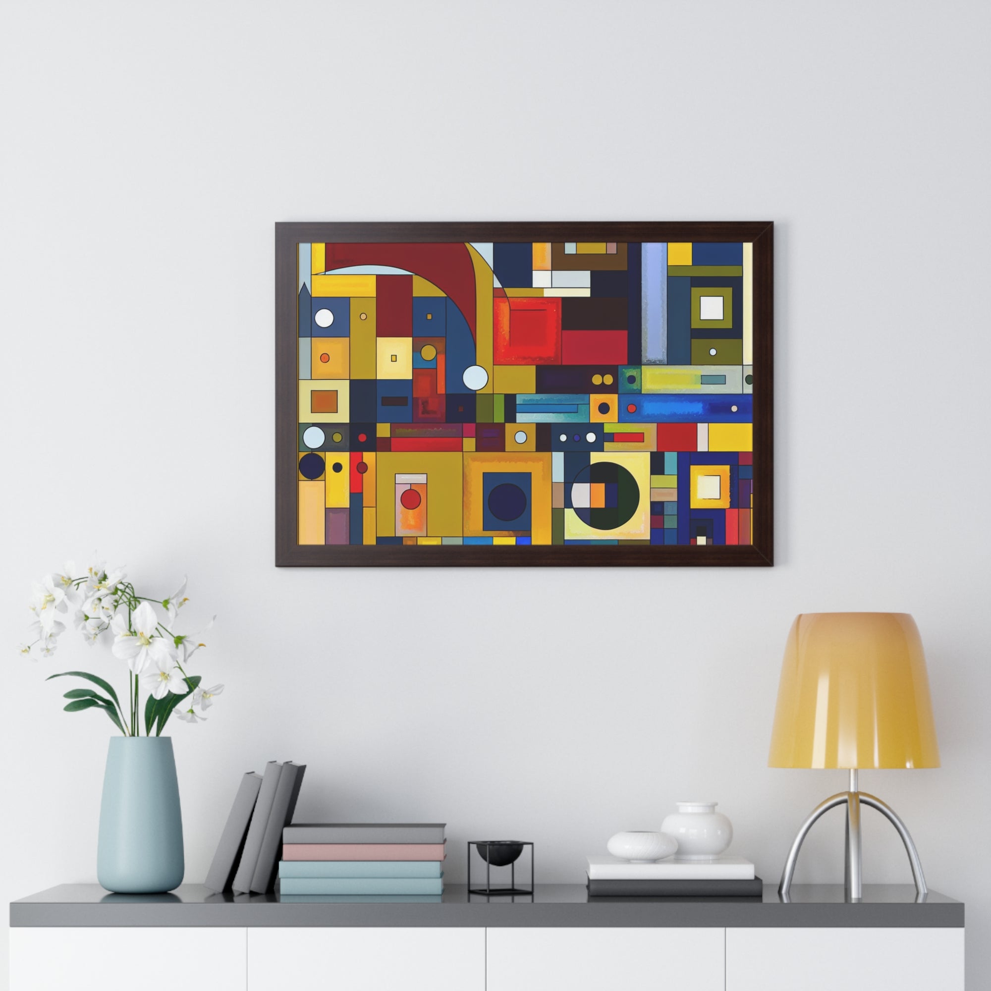 Chromatic Intersections | Framed Print