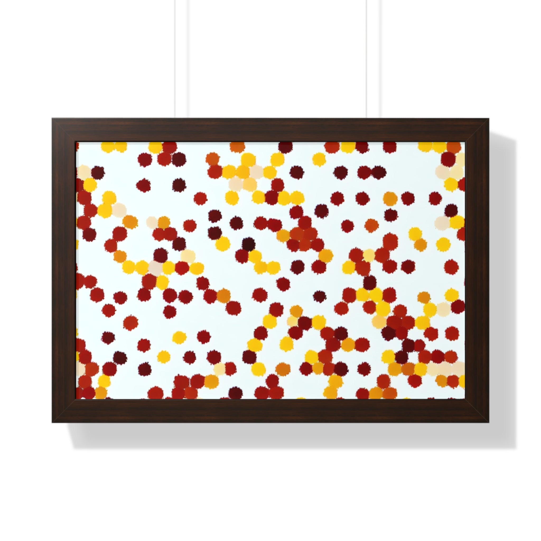 Ebullient Dots of Harmony | Framed Print