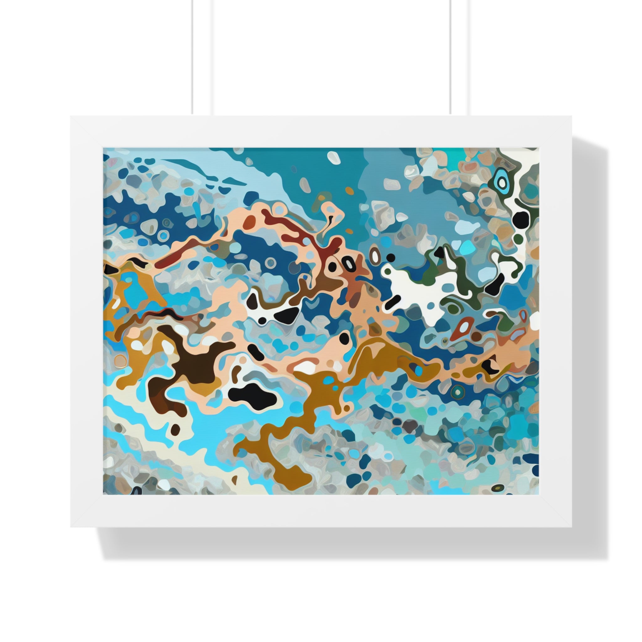 Tidal Whispers and Sands | Framed Print