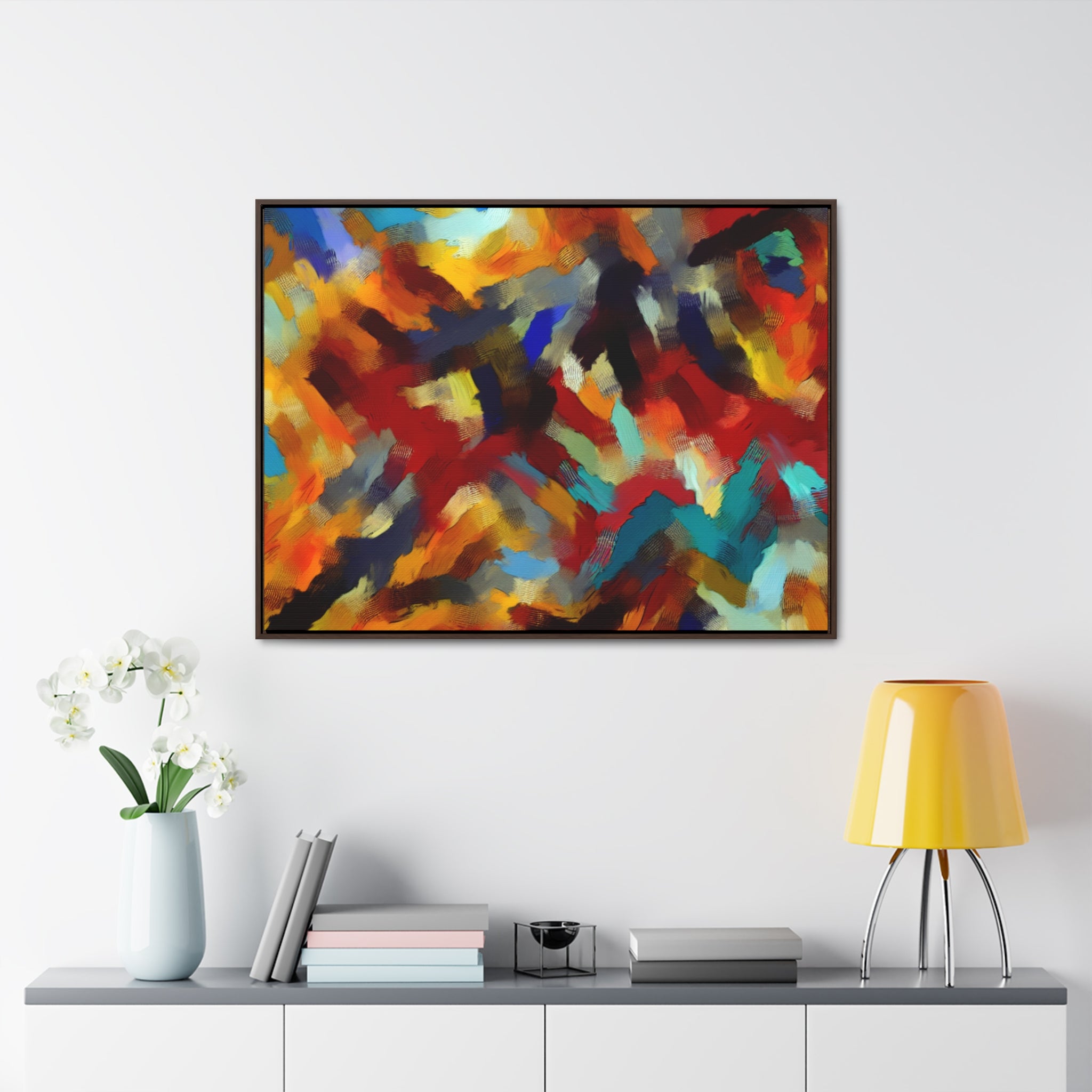 Euphoria in Chaos | Framed Canvas