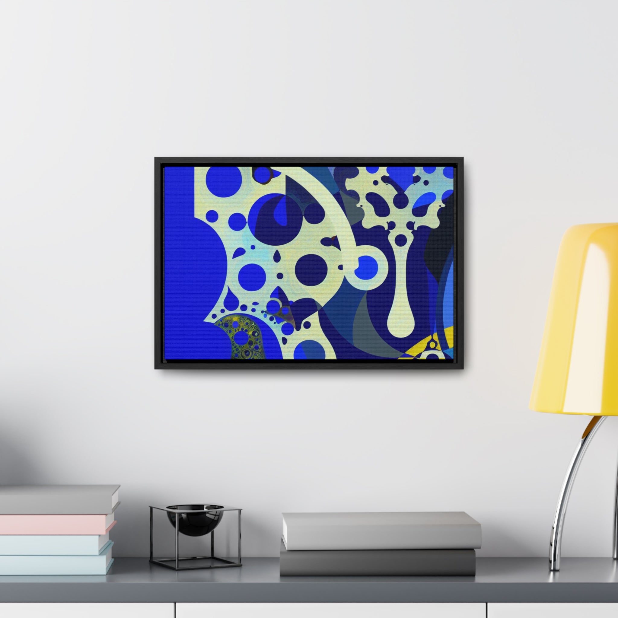 Fluid Dreams and Shadows | Framed Canvas