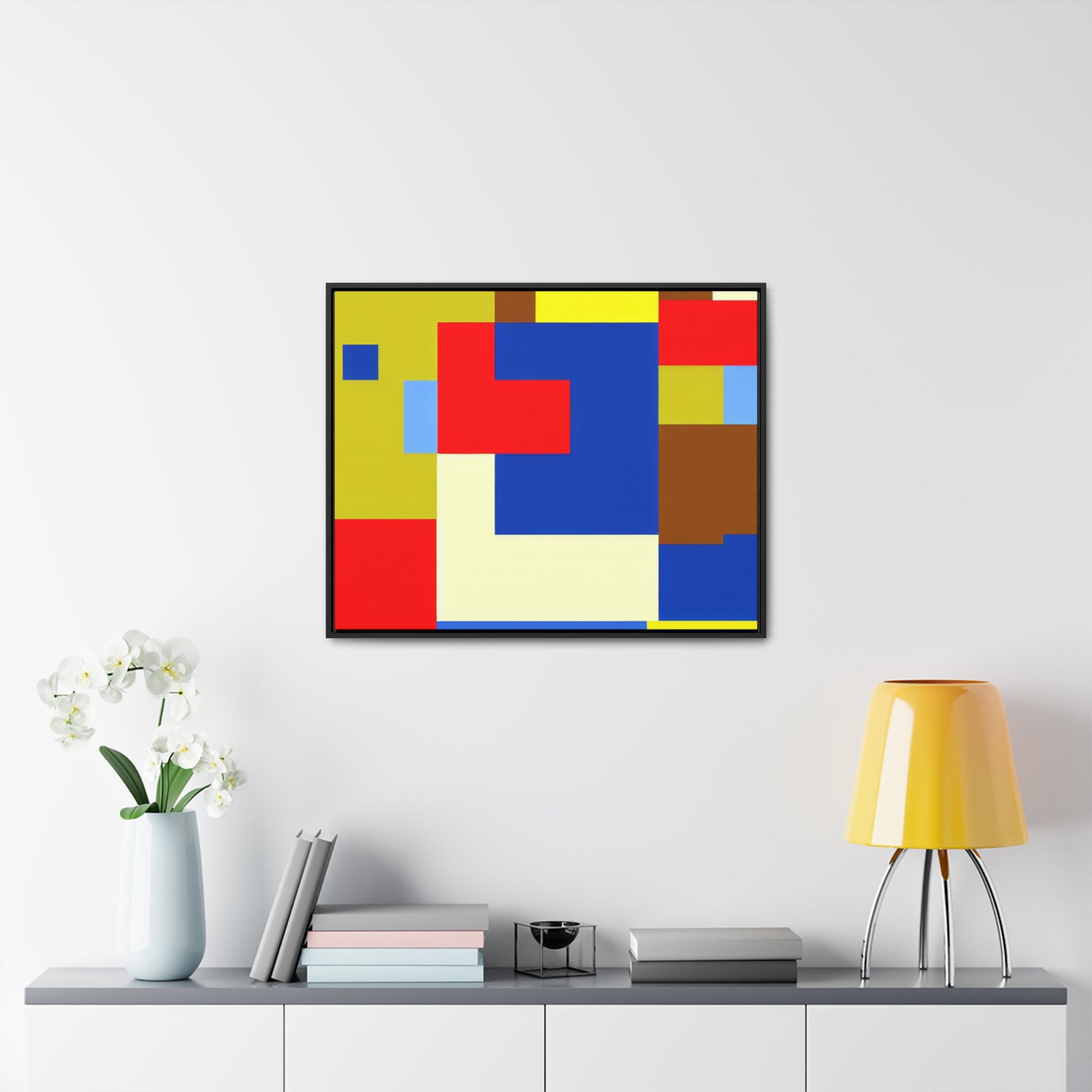 Harmony in Fragments | Framed Canvas