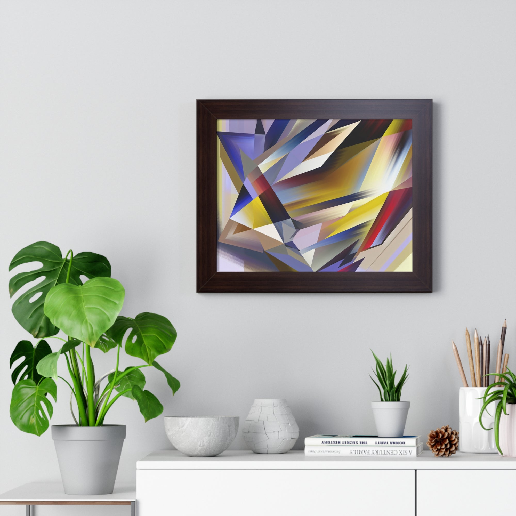 Velocity and Color Harmony | Framed Print