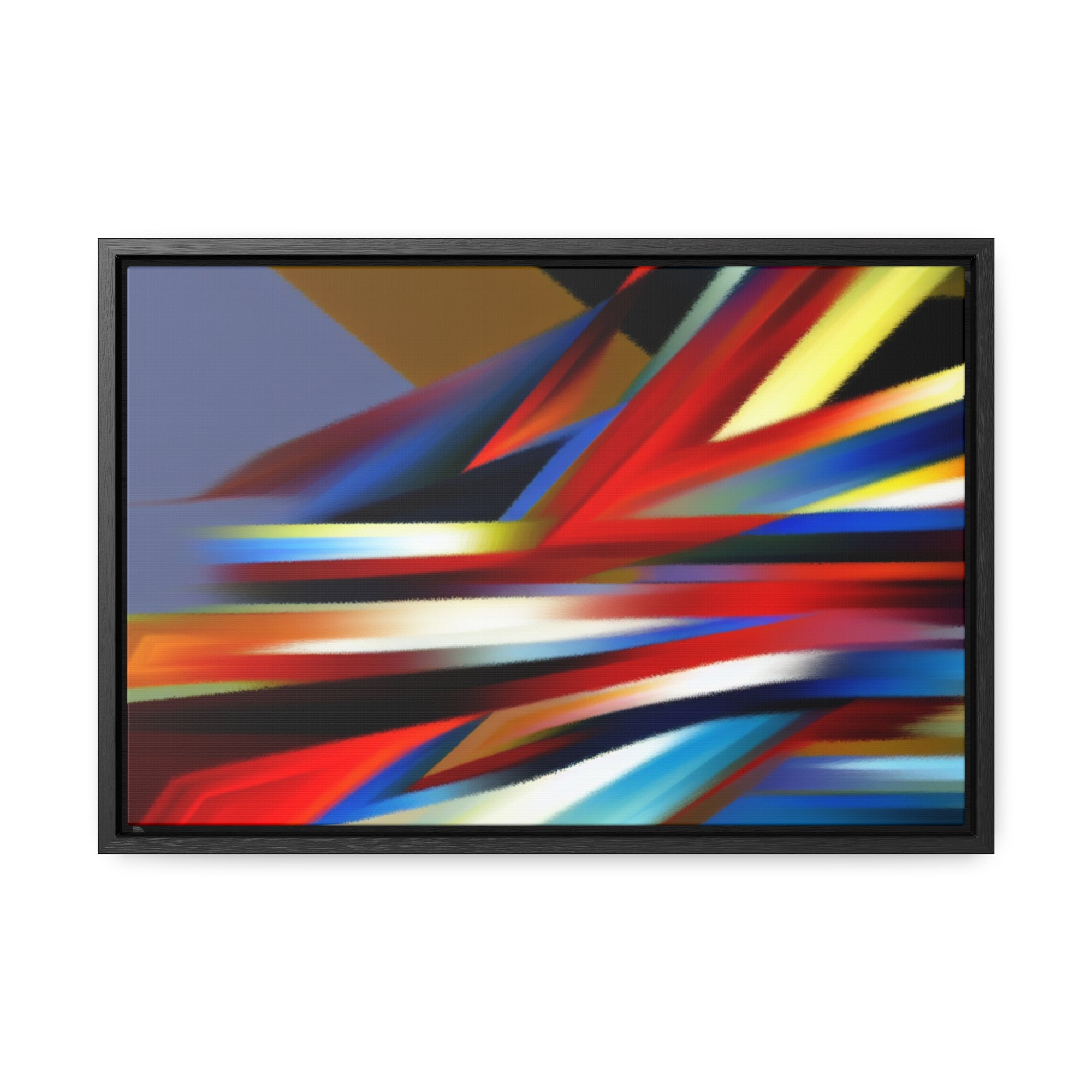 Chaotic Harmony Expressed | Framed Canvas