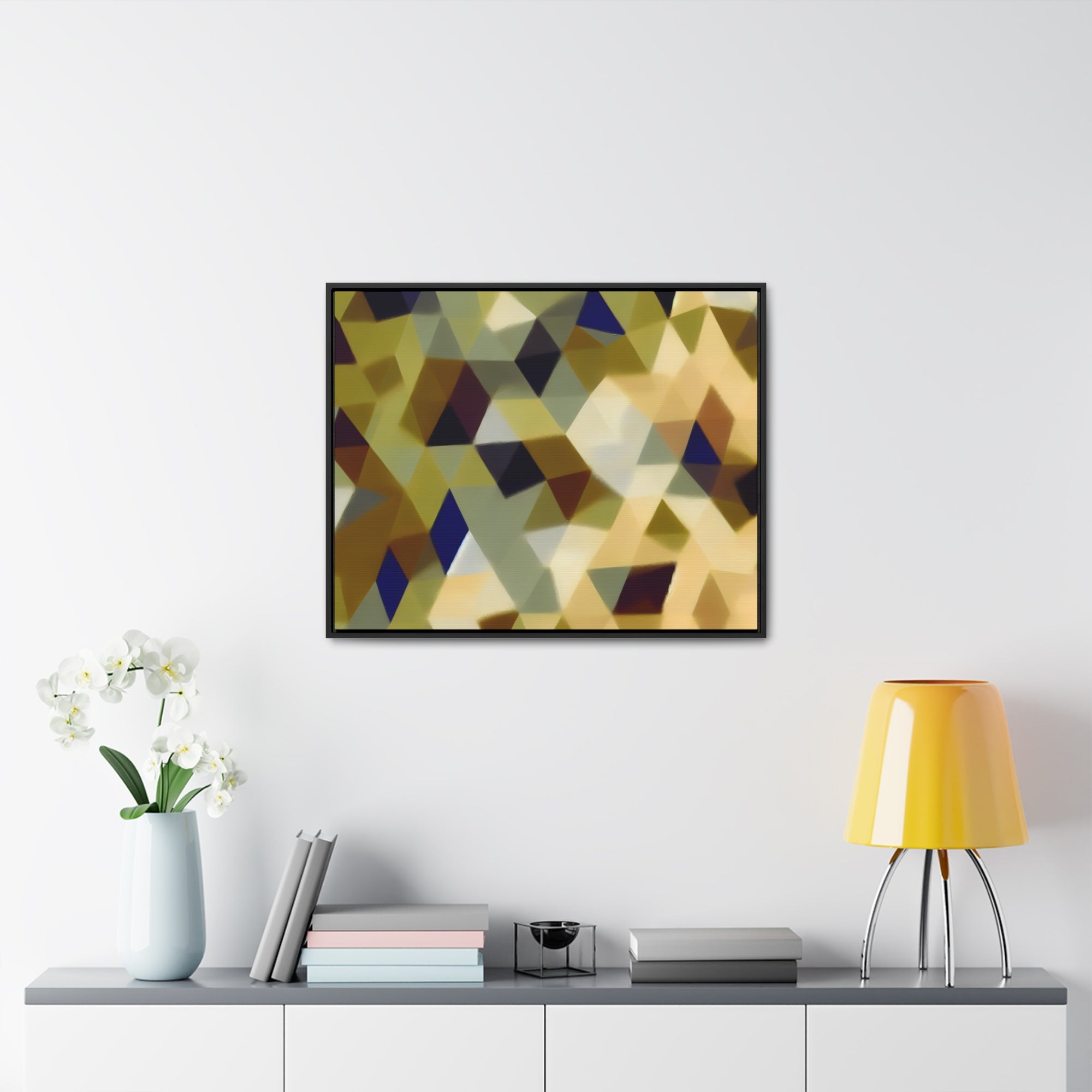 Retro Reflections and Whispers | Framed Canvas