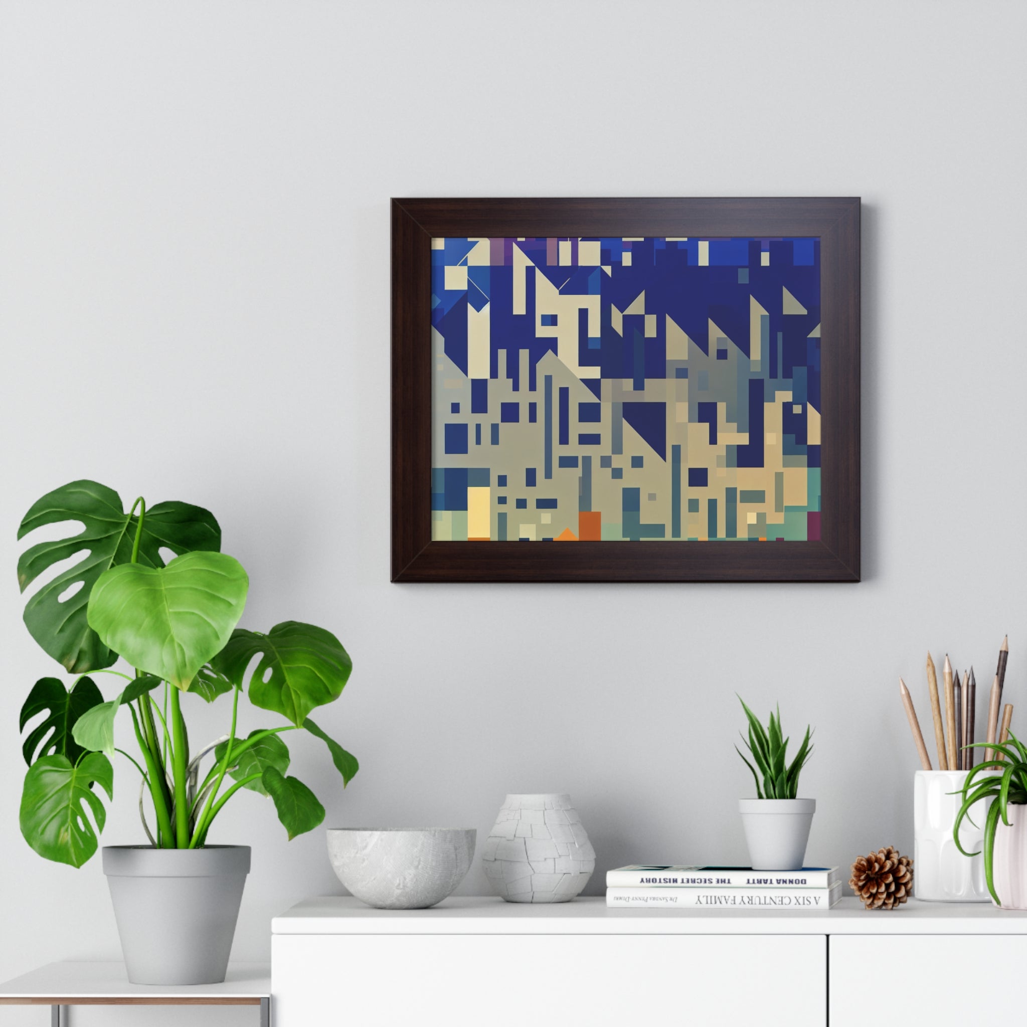 Urban Echoes and Silhouettes | Framed Print