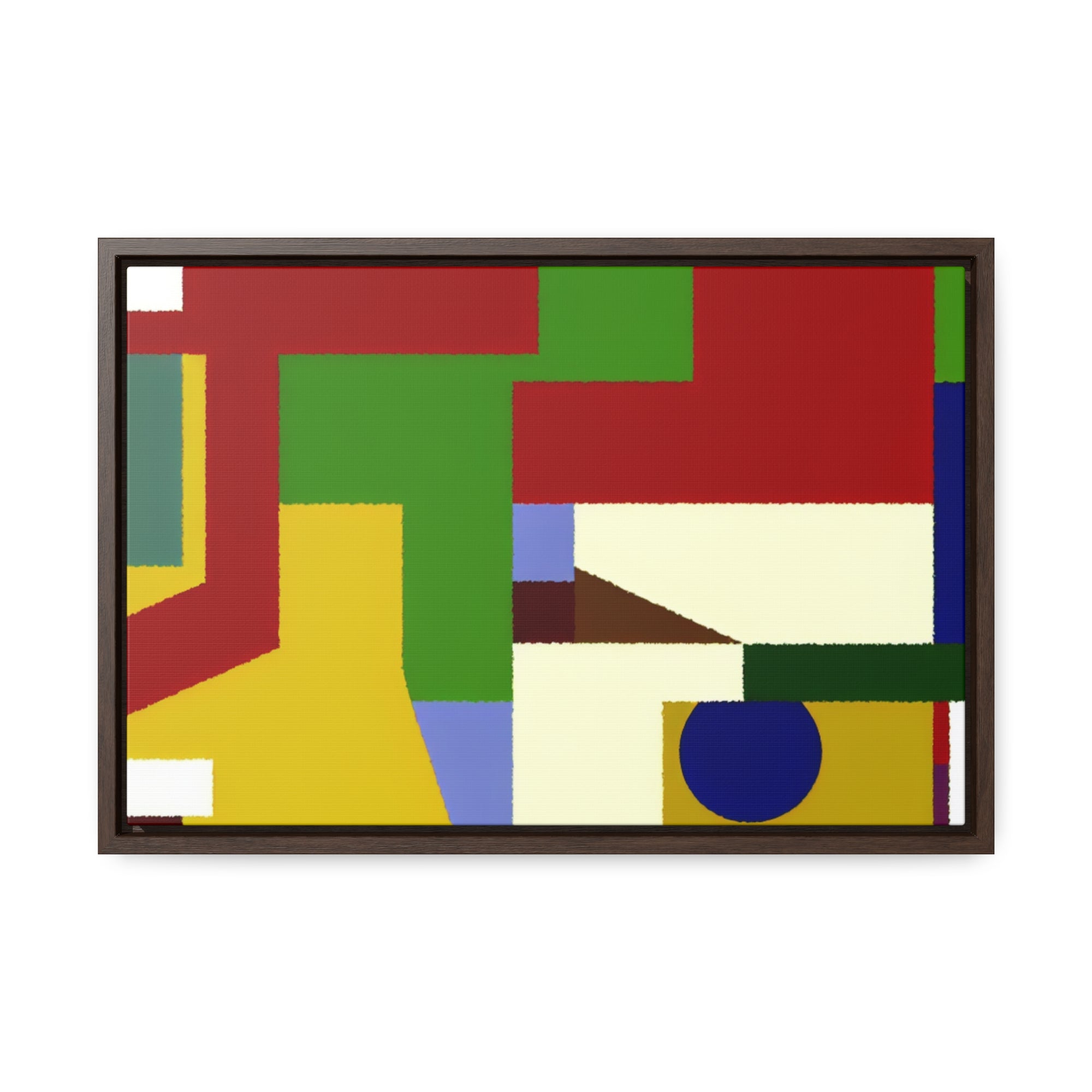 Geometric Harmony Unleashed | Framed Canvas