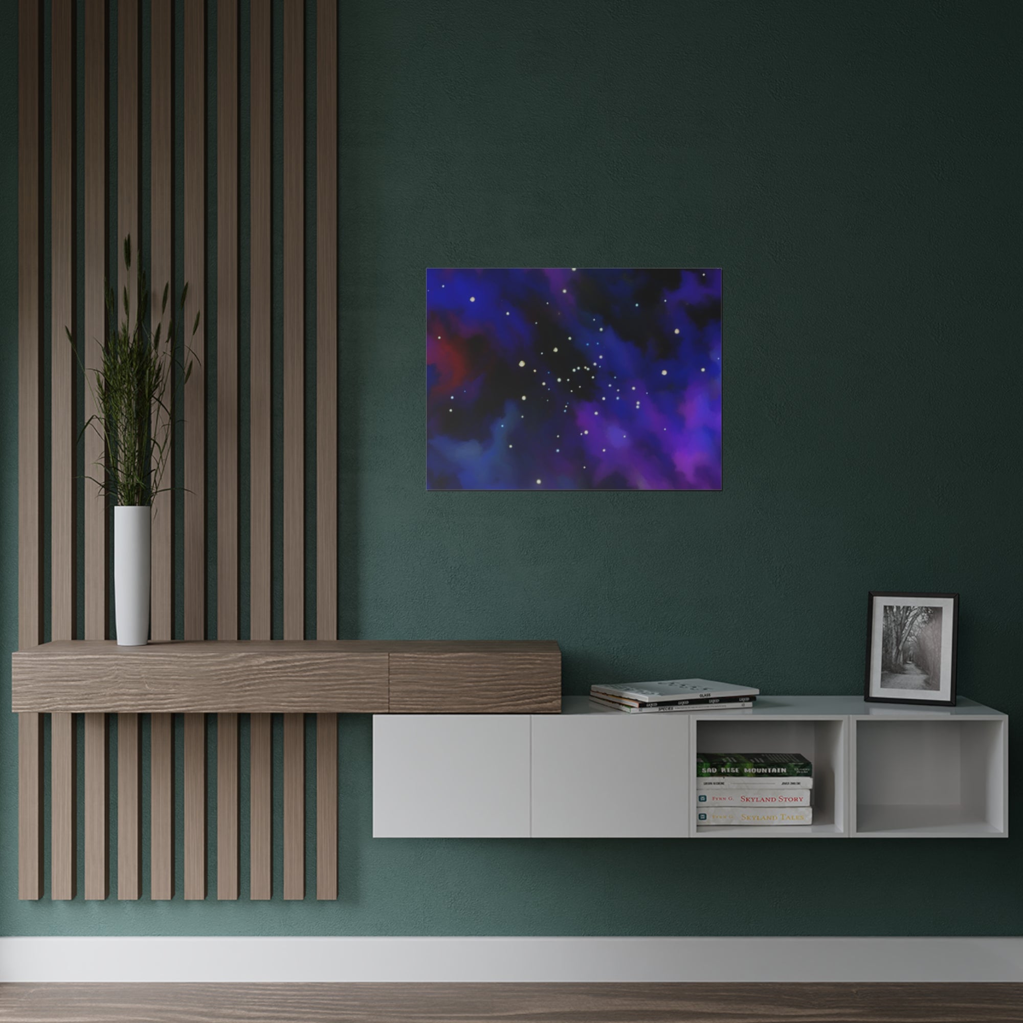 Celestial Whispers and Dreams | Satin Print