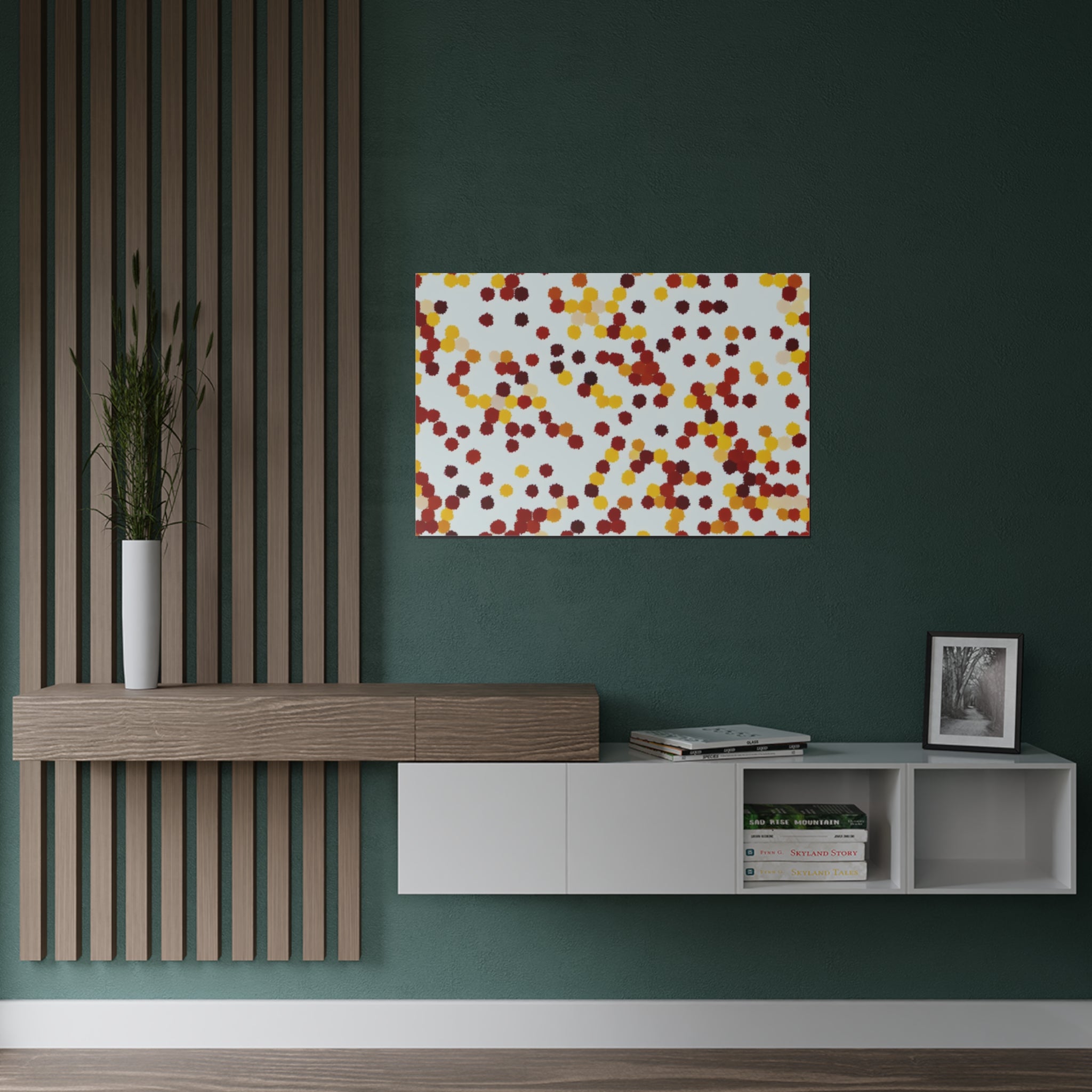 Ebullient Dots of Harmony | Satin Print