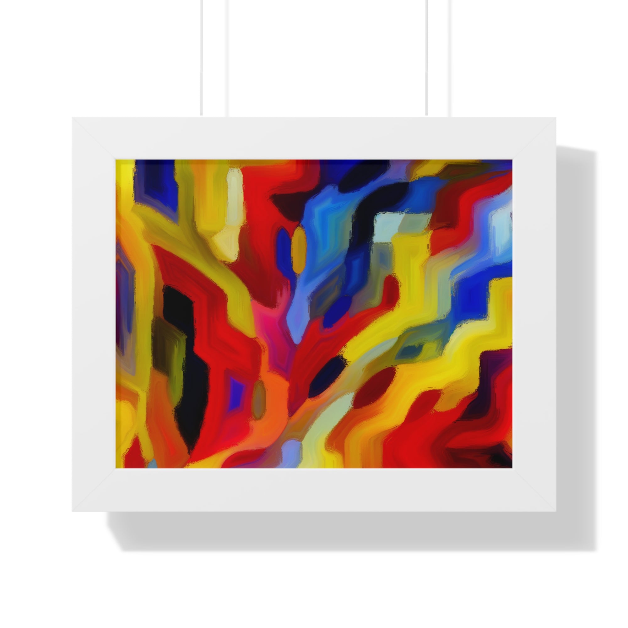 Chromatic Chaos Unveiled | Framed Print