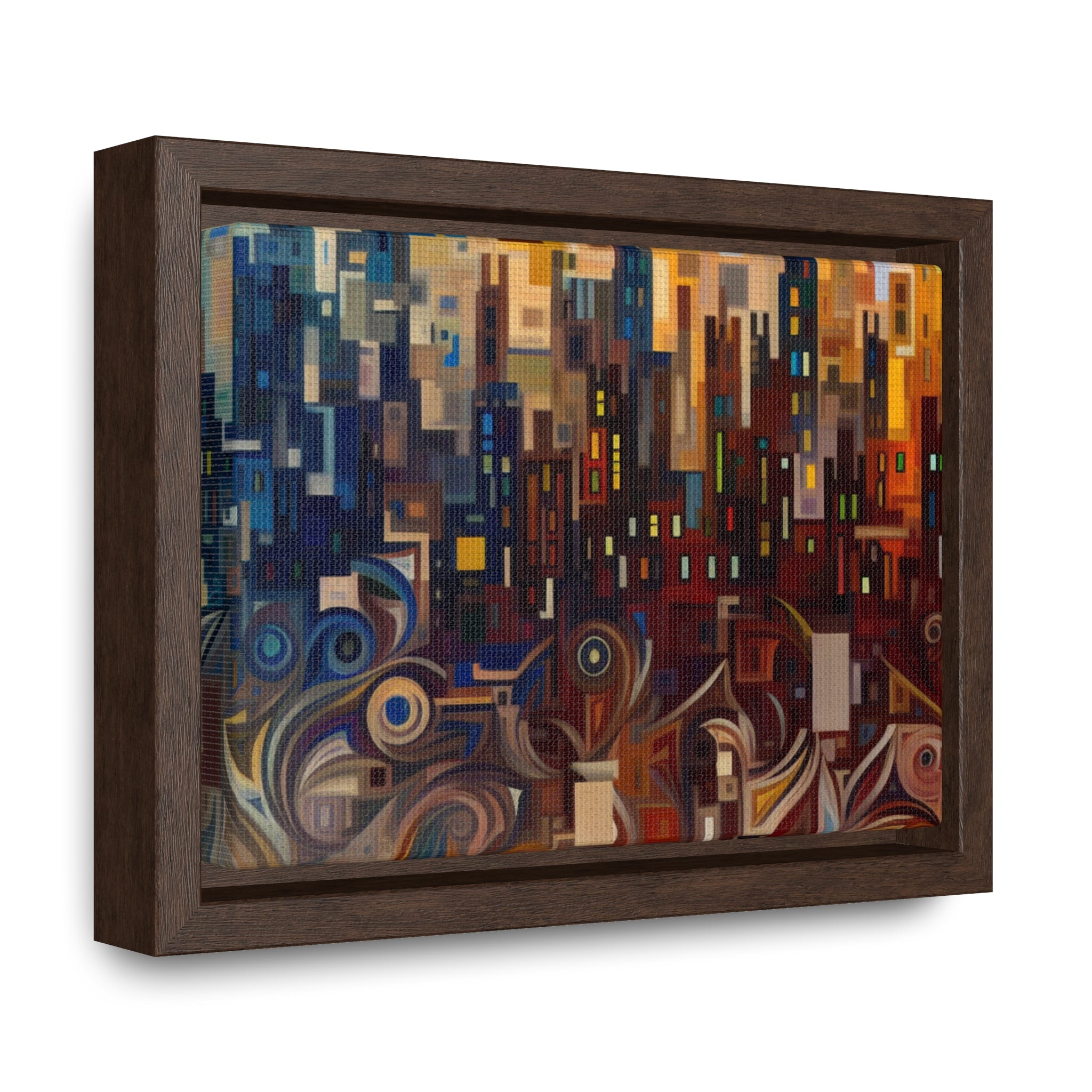 Metropolitan Rhythm | Framed Canvas