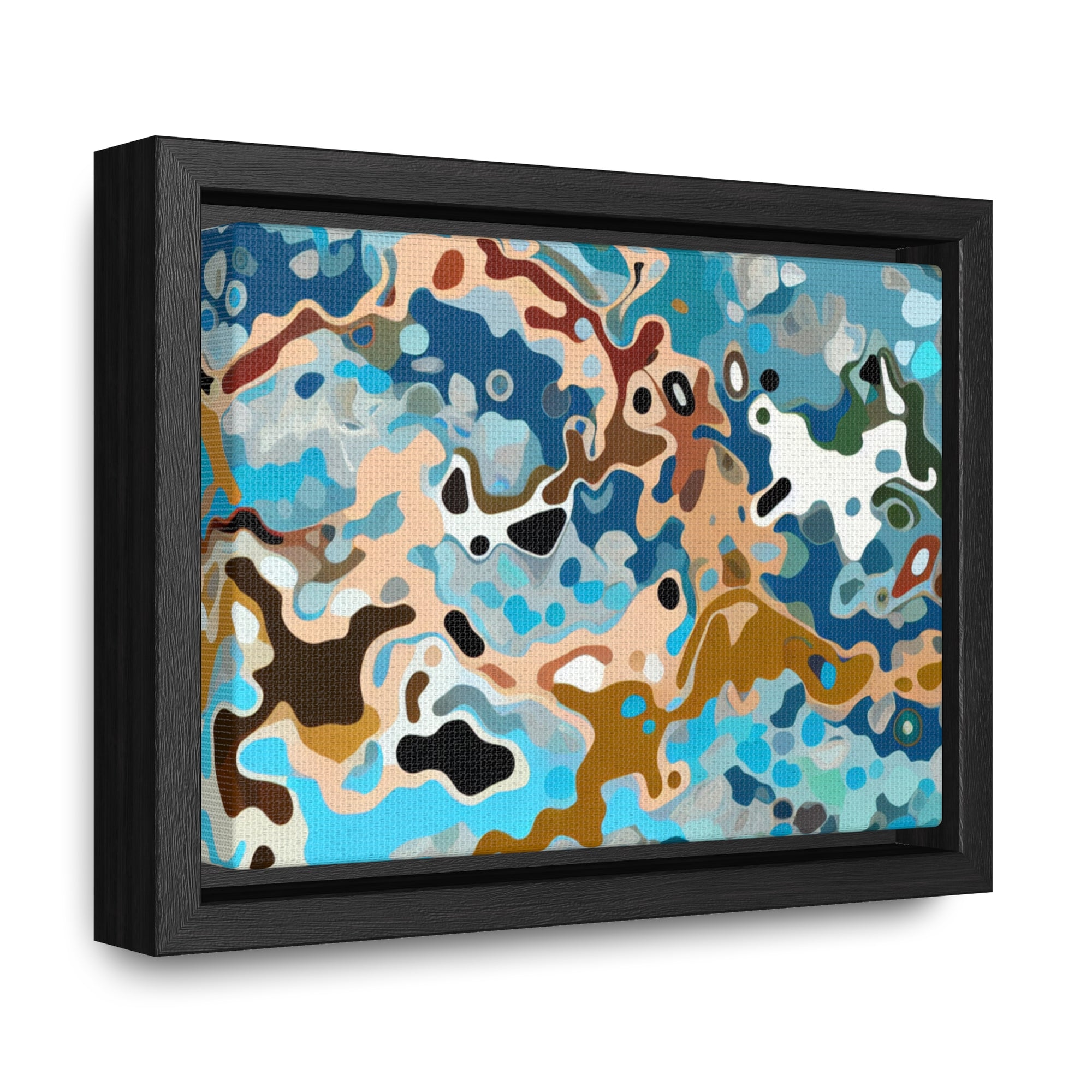 Tidal Whispers and Sands | Framed Canvas