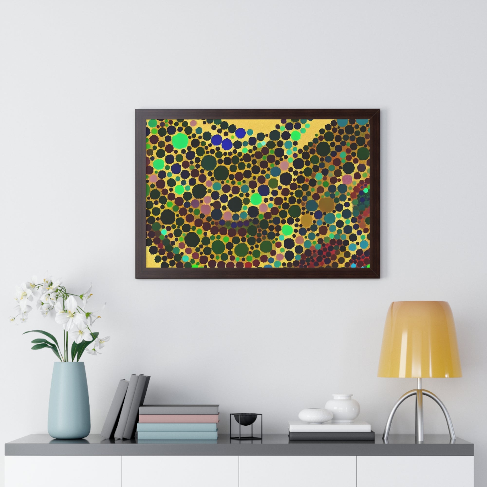 Circles of Cosmic Flow | Framed Print