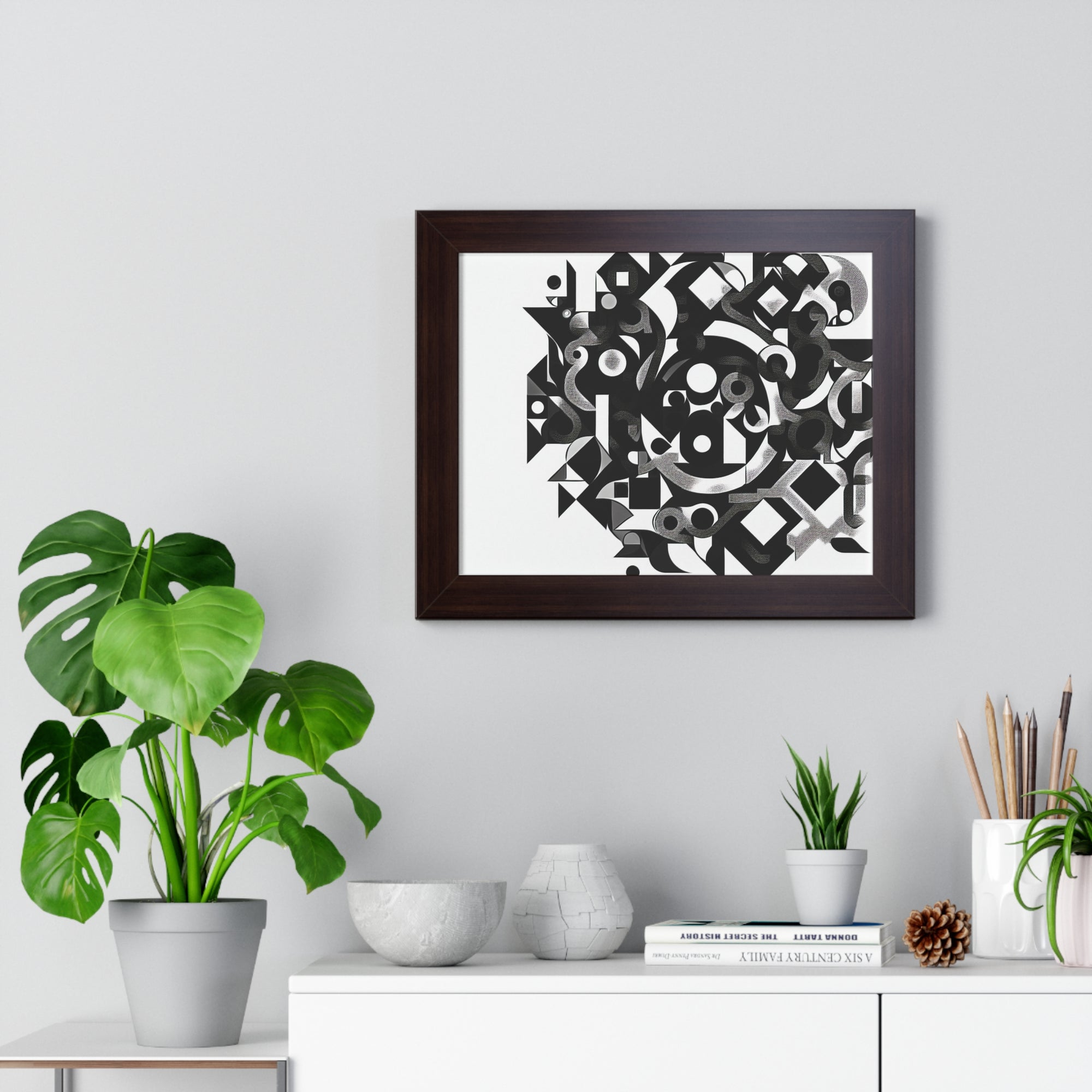 Eclipse of Contrast | Framed Print