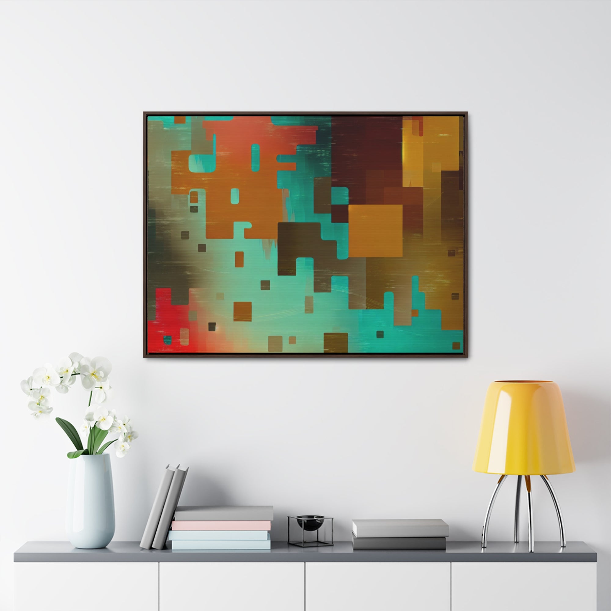 Retro Reverie | Framed Canvas