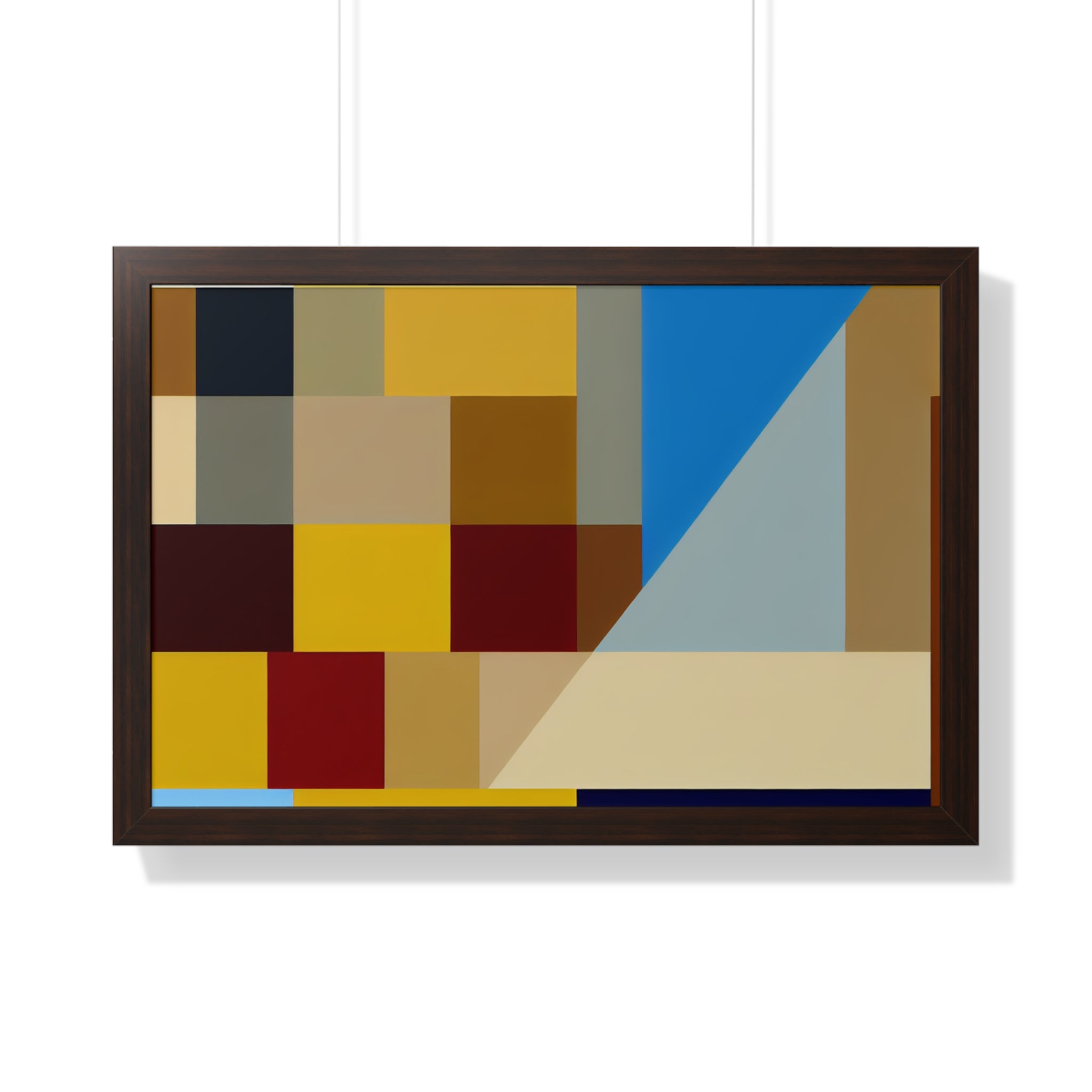 Colorful Geometric Symphony | Framed Print