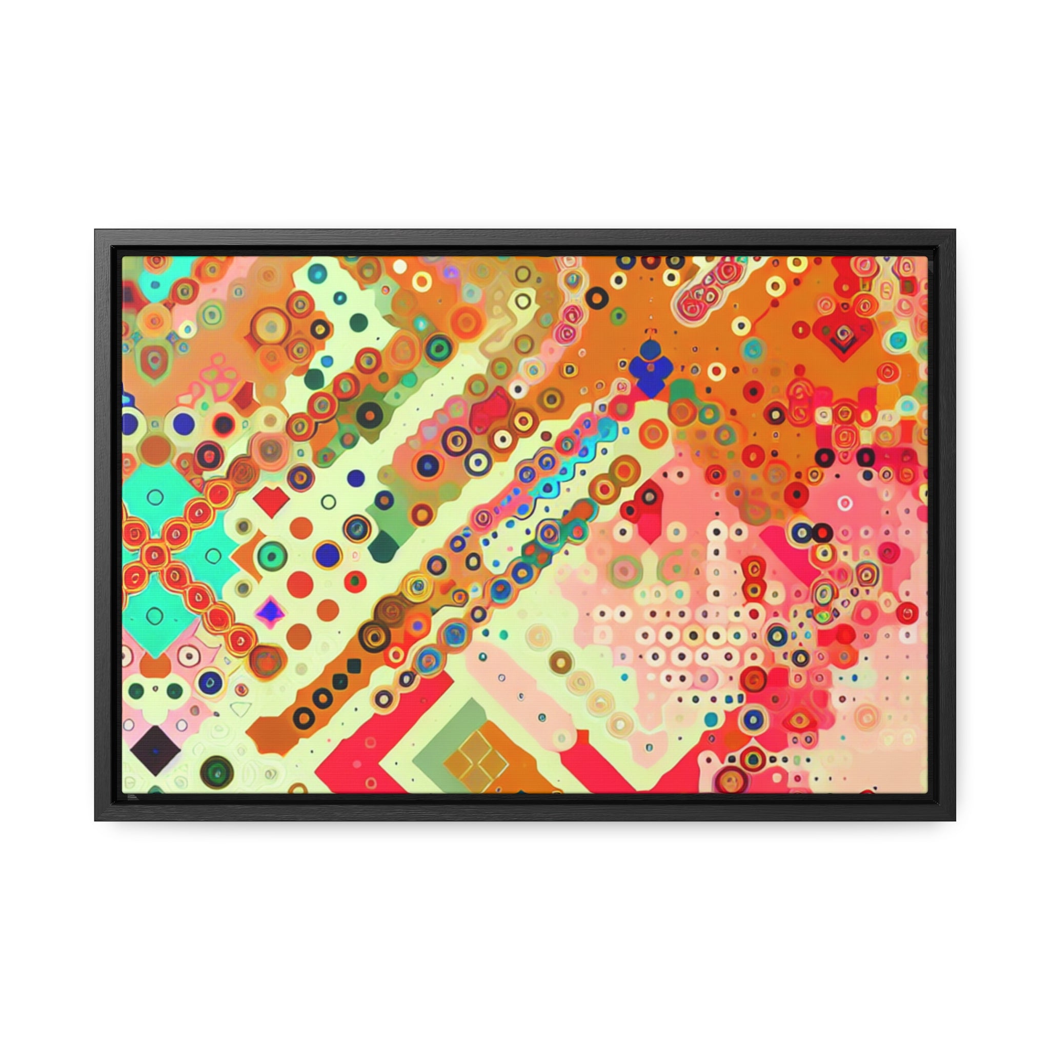 Elysian Whirlwind Dance | Framed Canvas