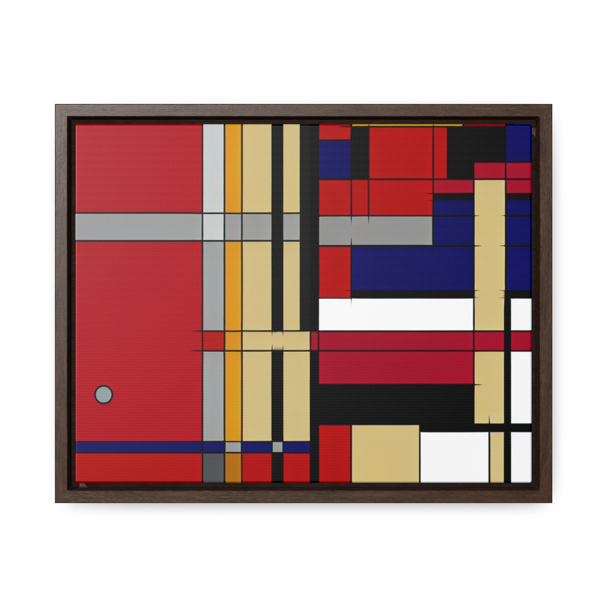 Dynamic Harmony of Shapes | Framed Canvas