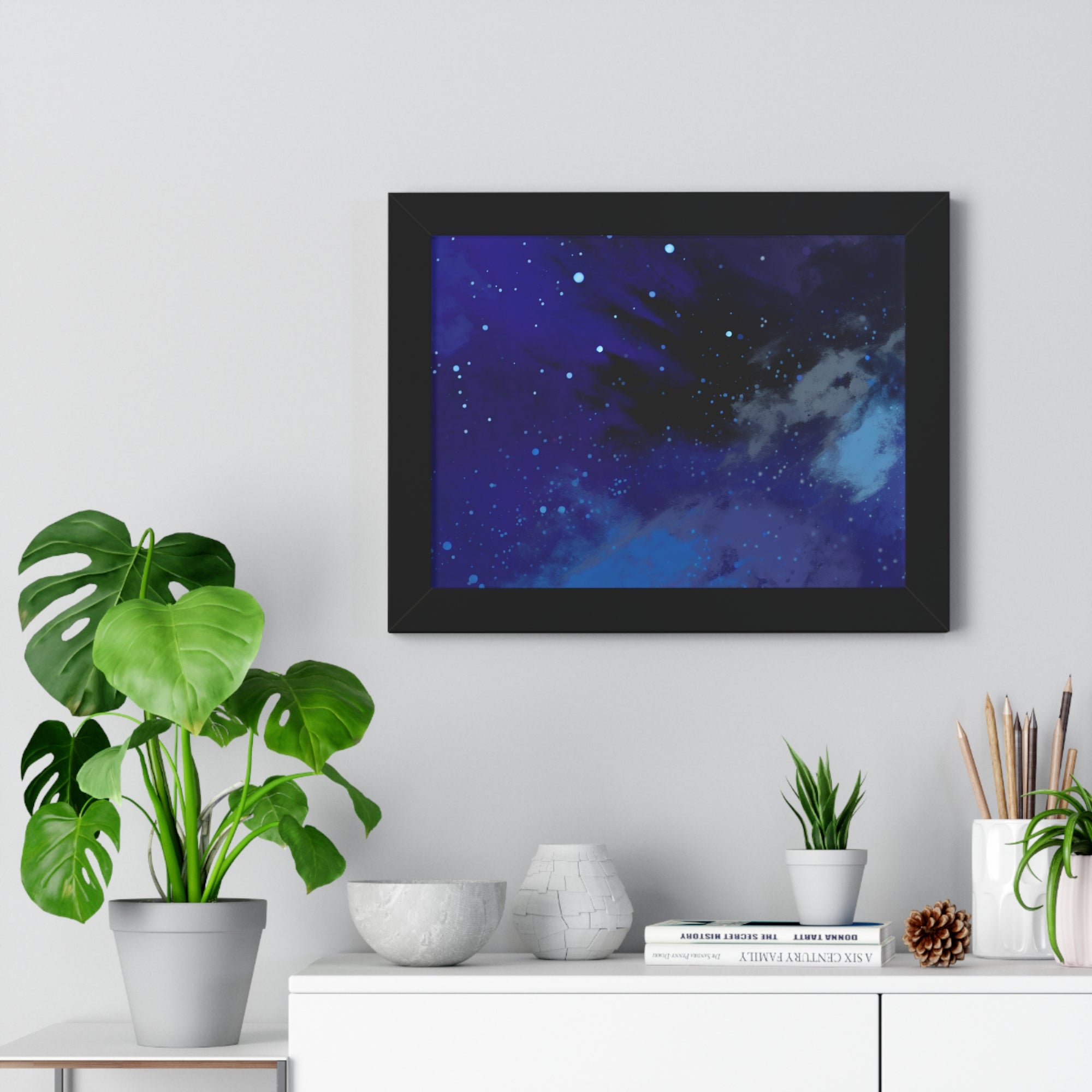 Ethereal Celestial Whirlwind | Framed Print