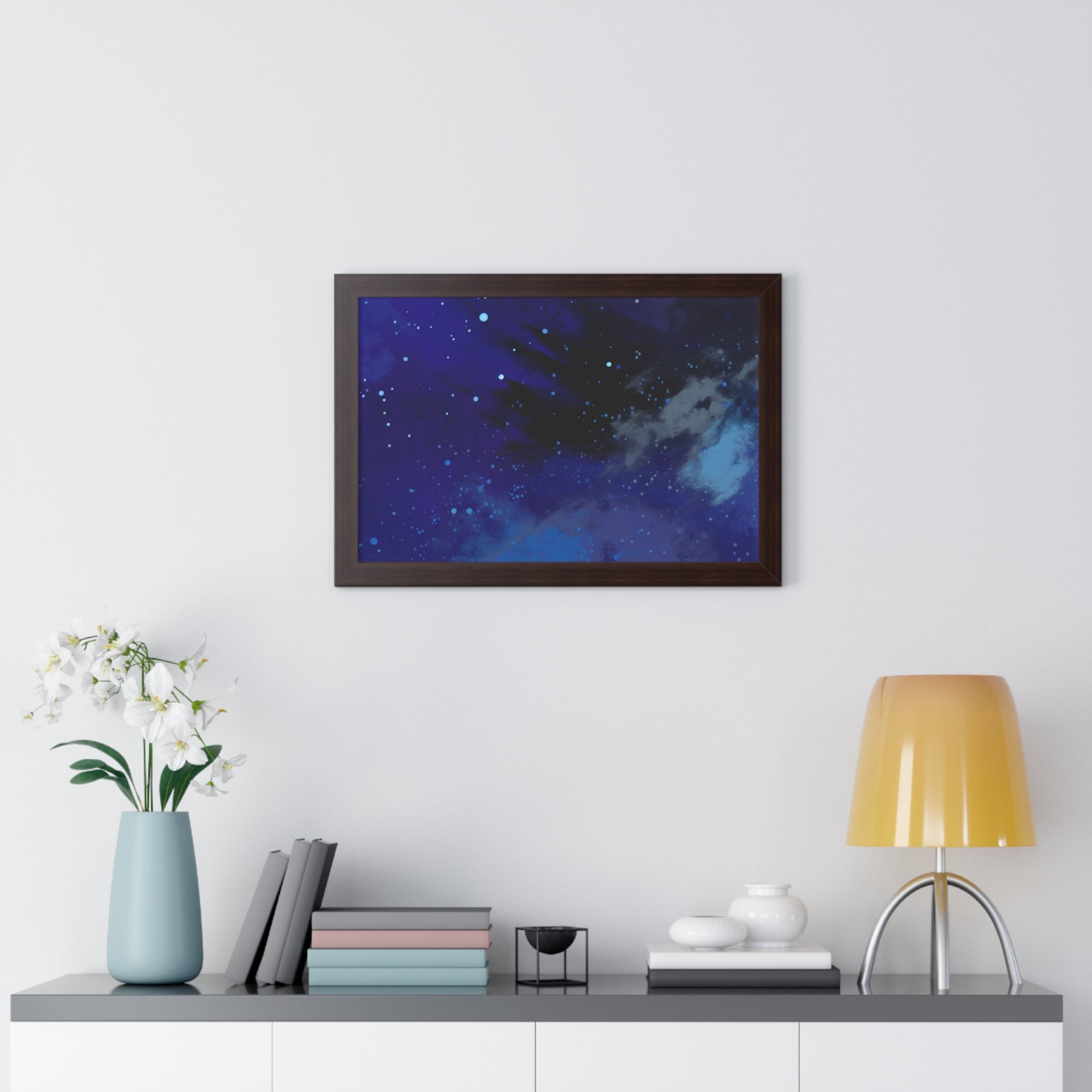 Ethereal Celestial Whirlwind | Framed Print