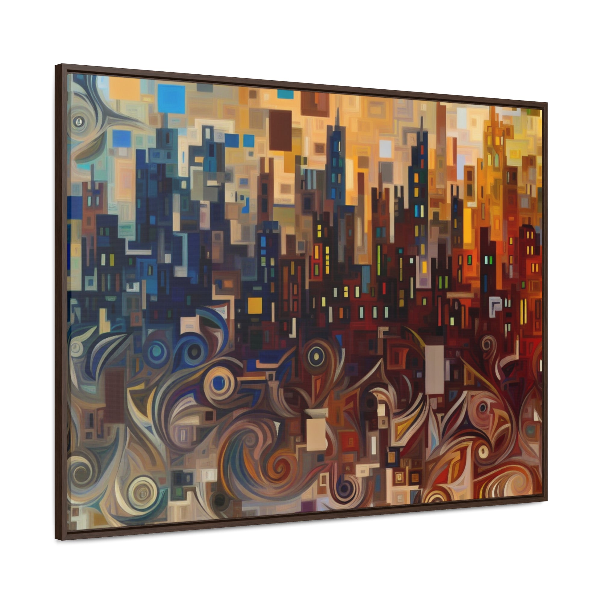 Metropolitan Rhythm | Framed Canvas