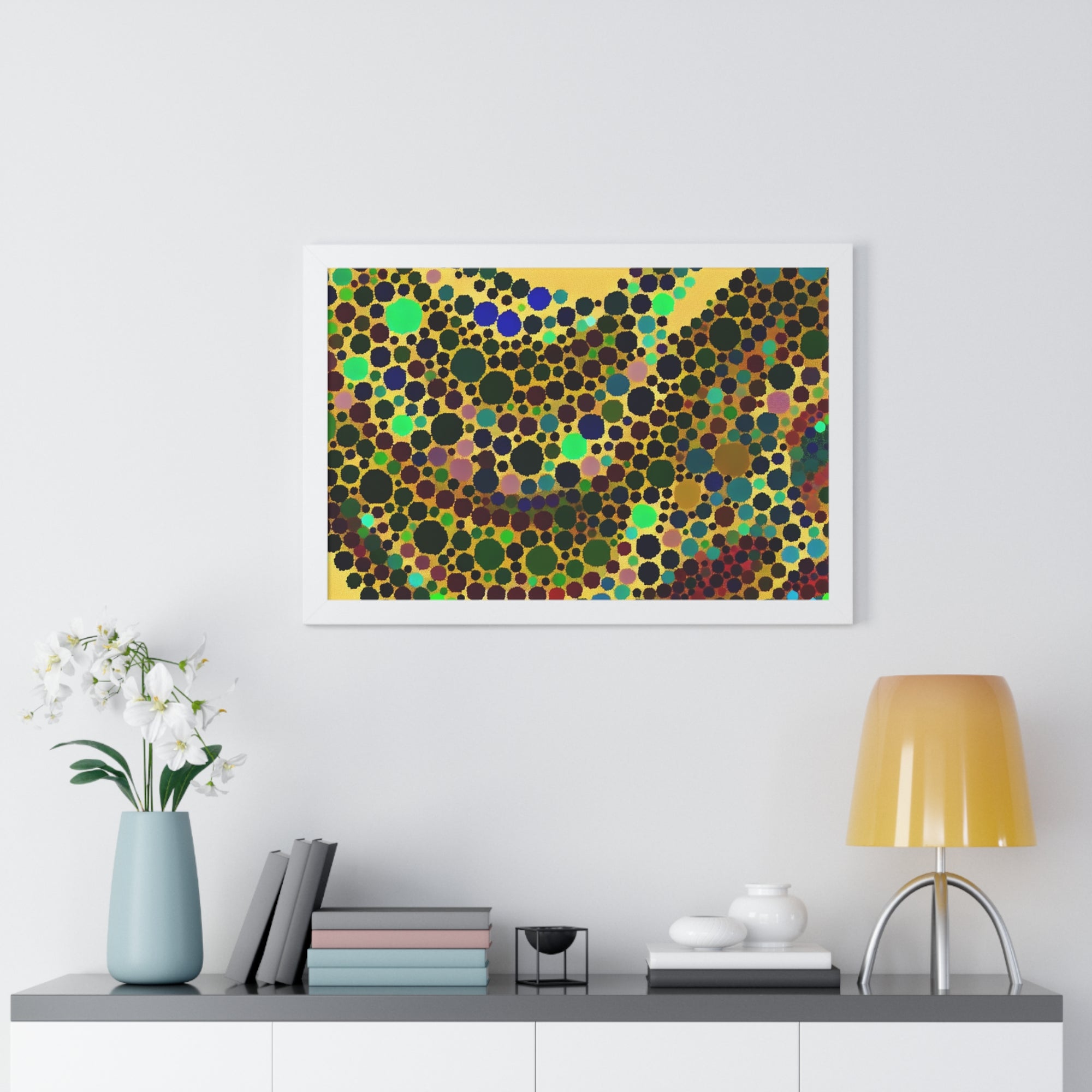 Circles of Cosmic Flow | Framed Print