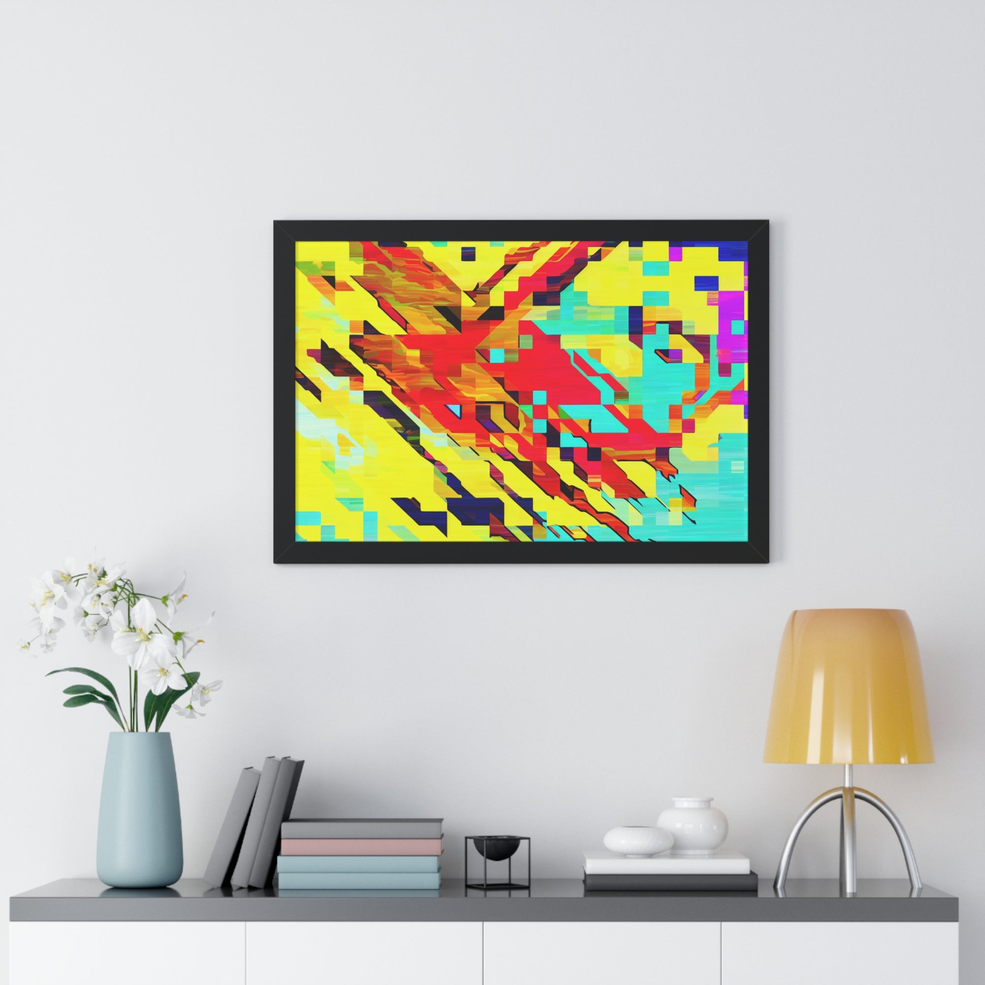 Euphoria in Pixels | Framed Print