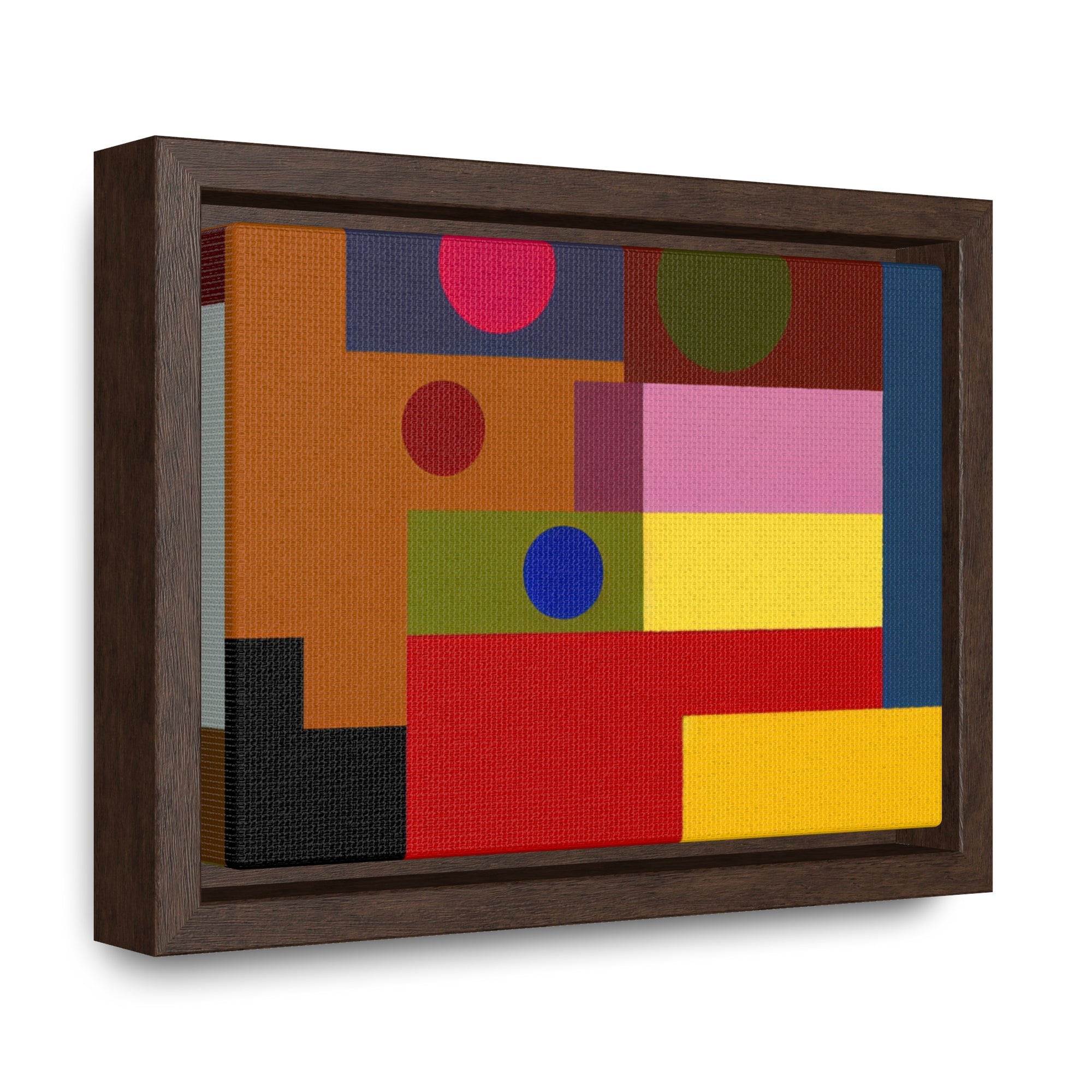 Radiant Geometry Unveiled | Framed Canvas