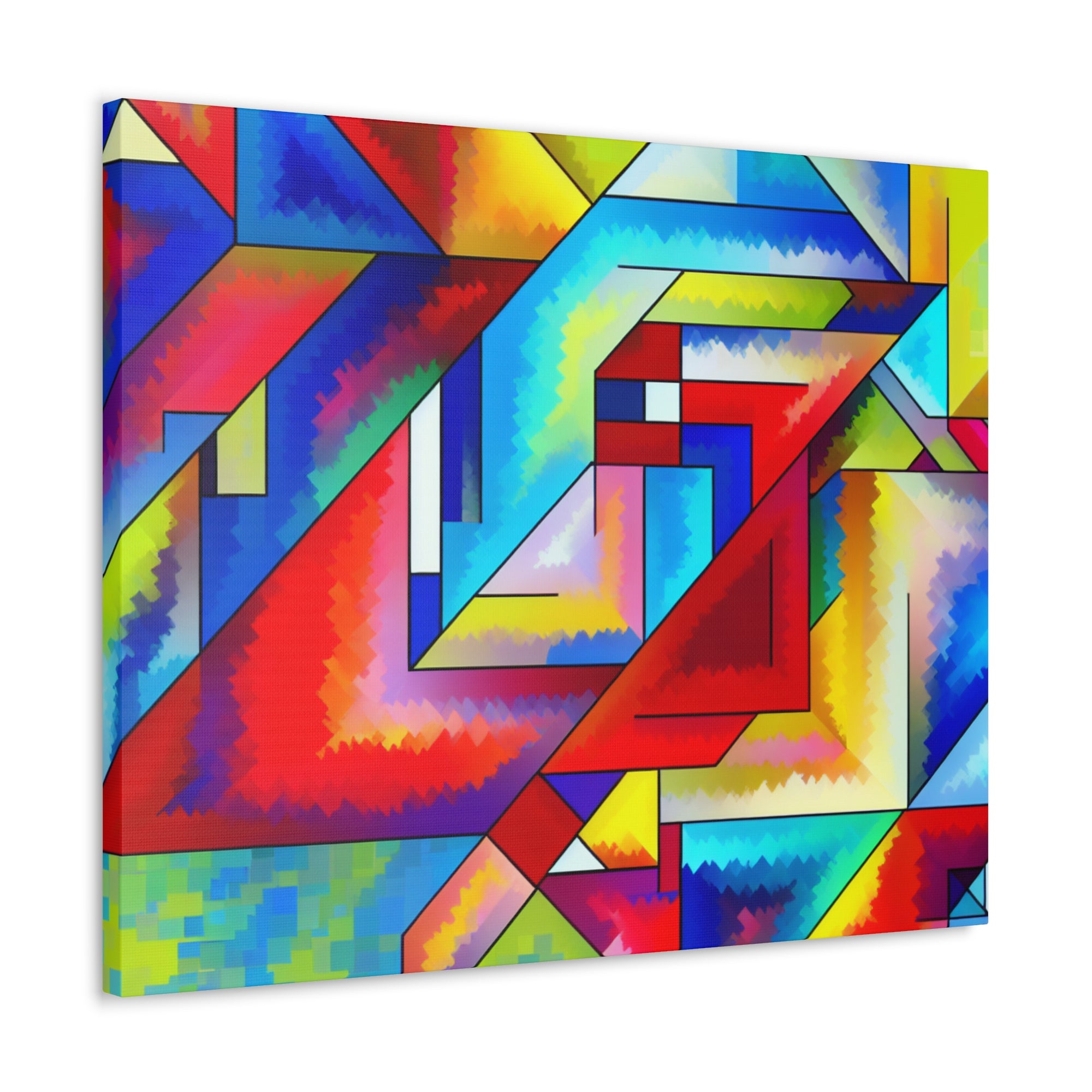 Energetic Harmony in Shapes | Canvas