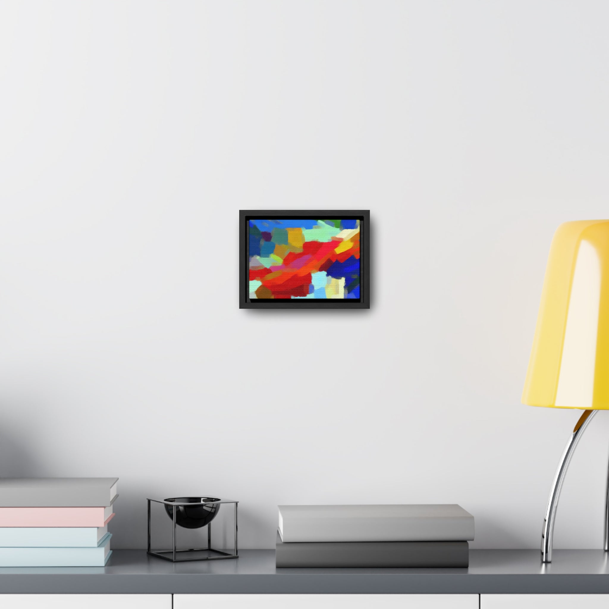 Rhythmic Color Dance | Framed Canvas