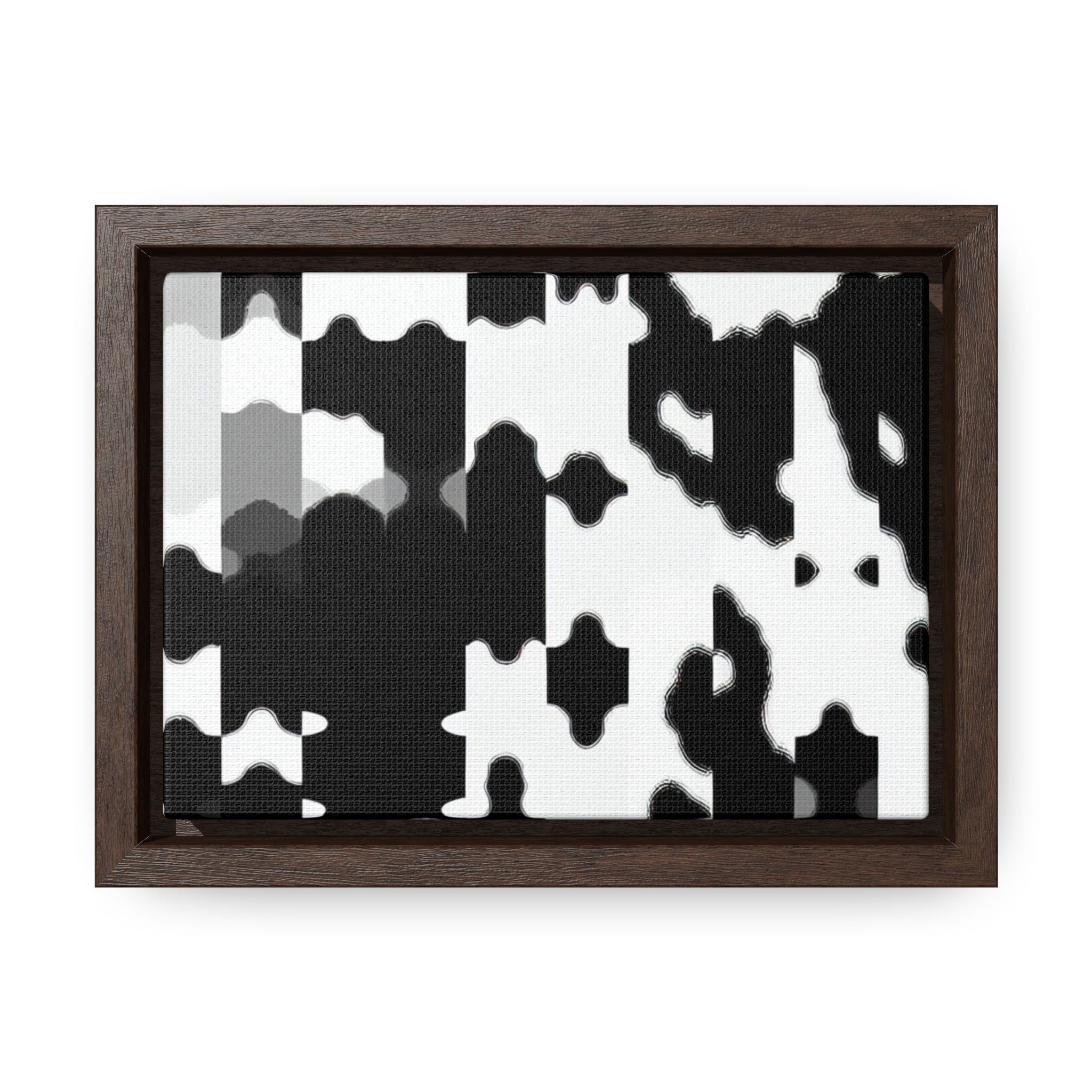 Tension in Monochrome | Framed Canvas