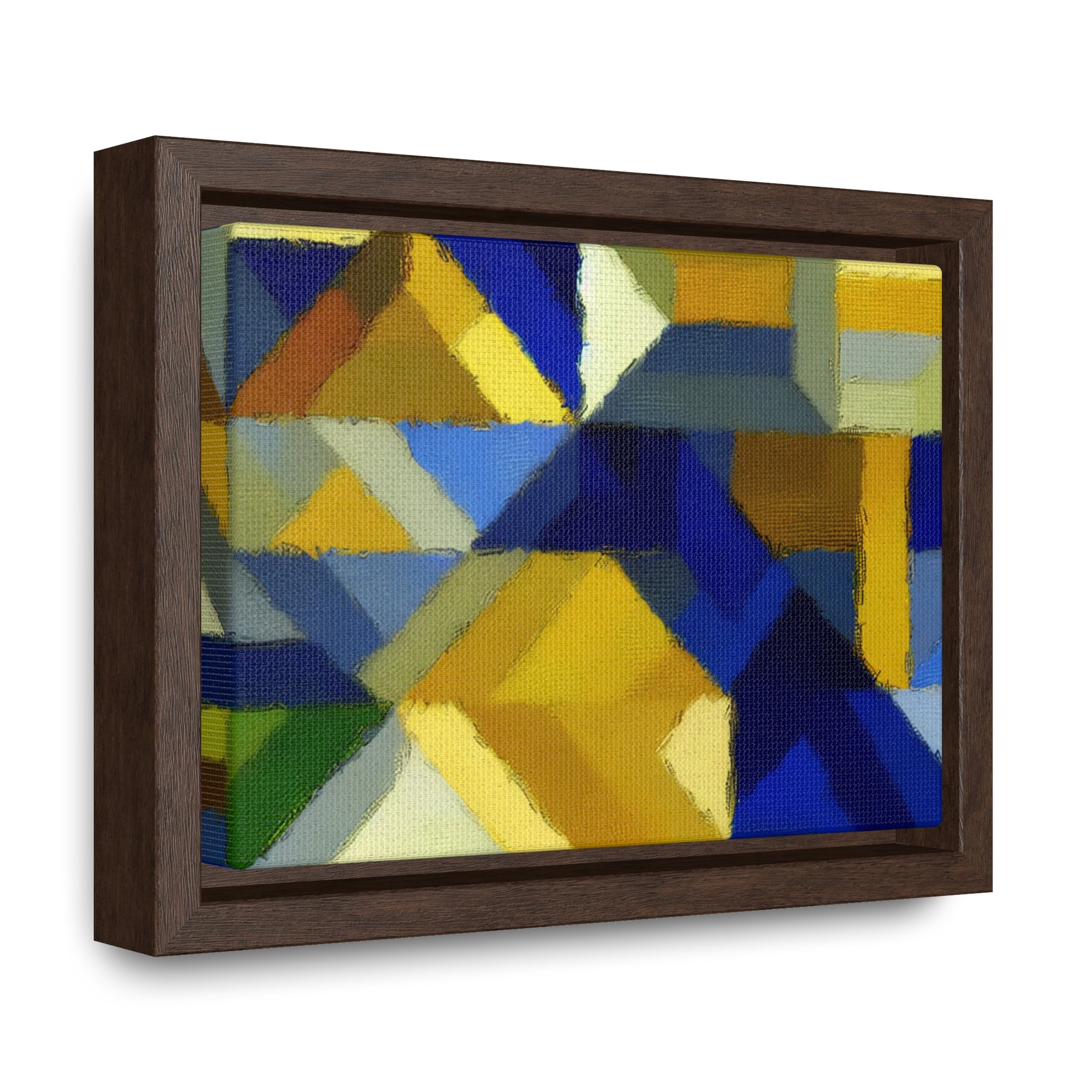 Fractured Vibrance and Motion | Framed Canvas