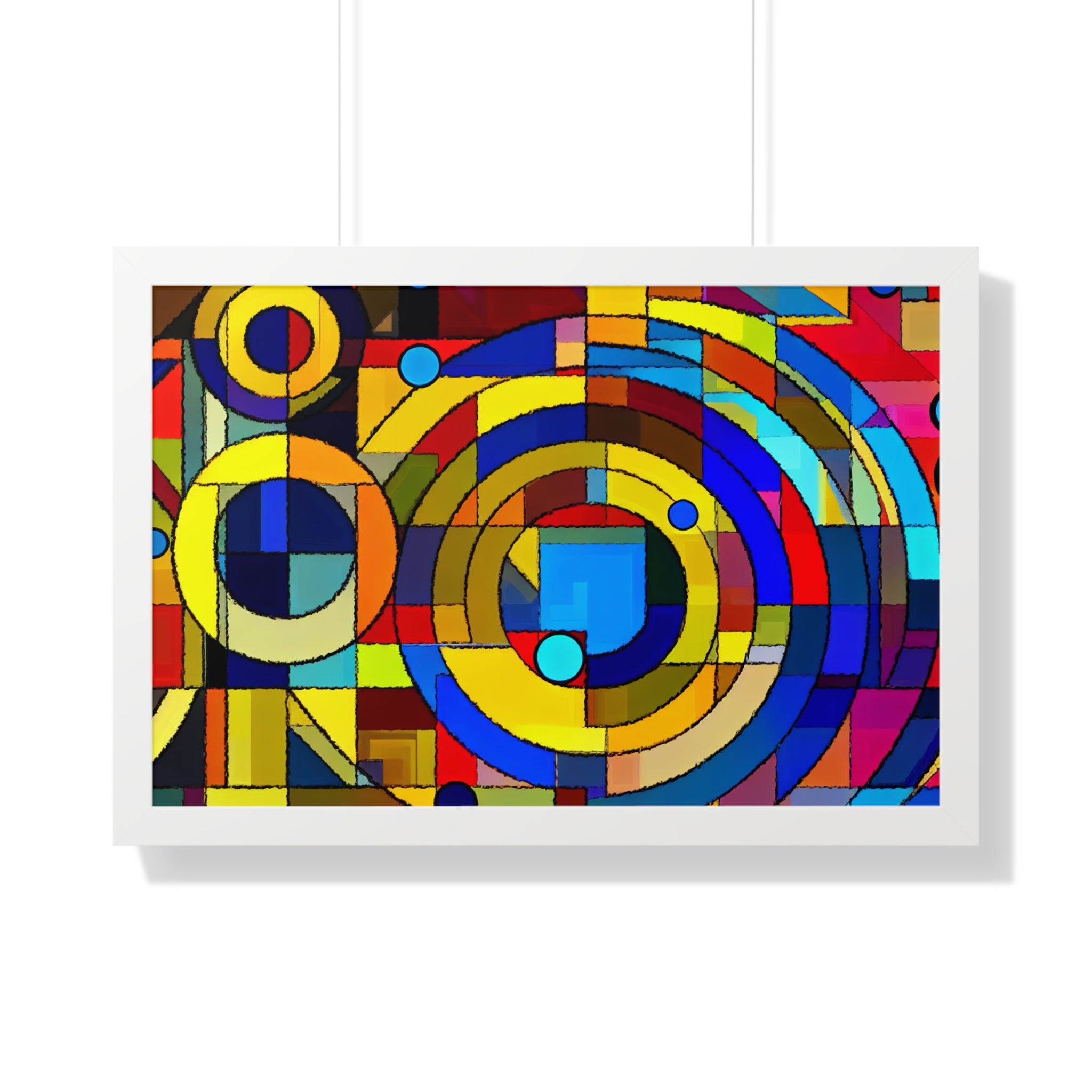 Dynamic Chaos and Harmony | Framed Print