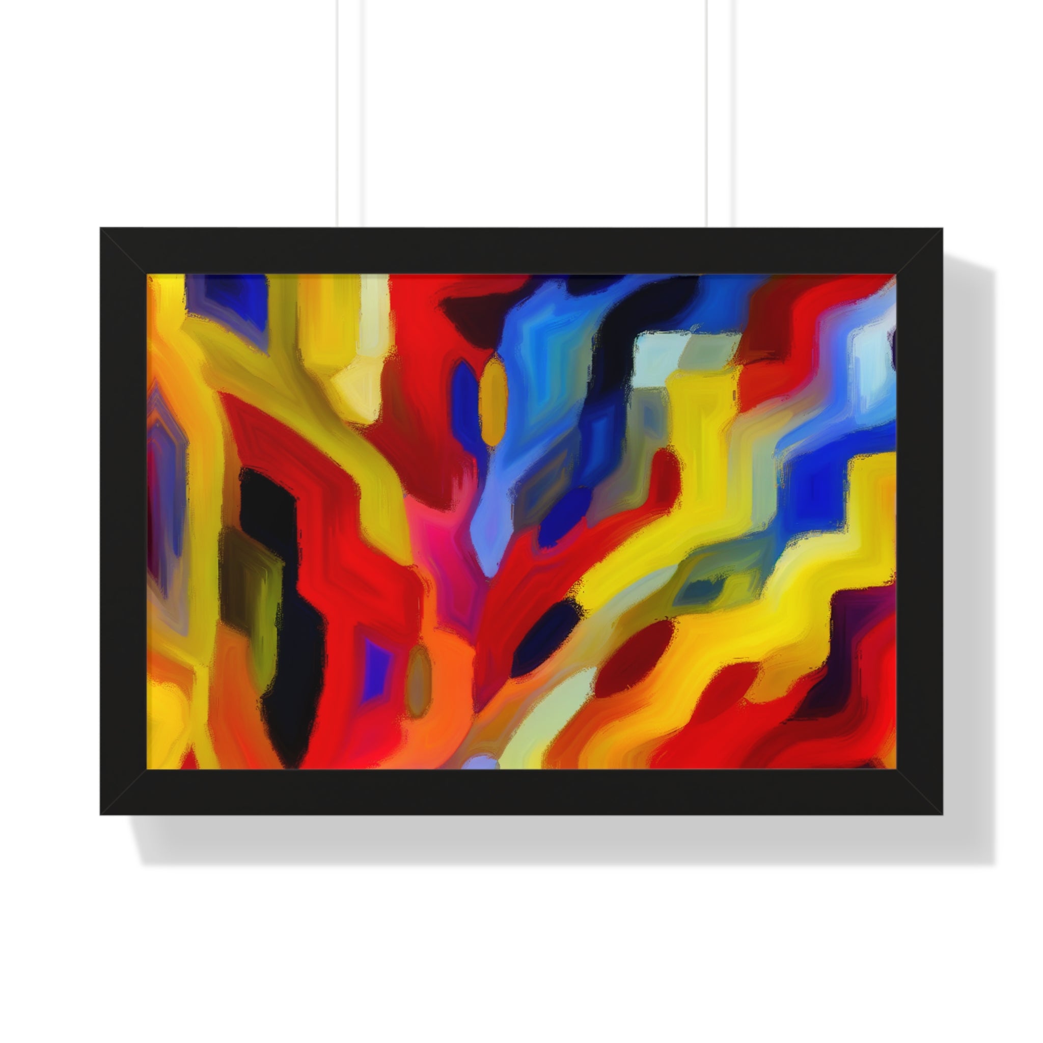 Chromatic Chaos Unveiled | Framed Print