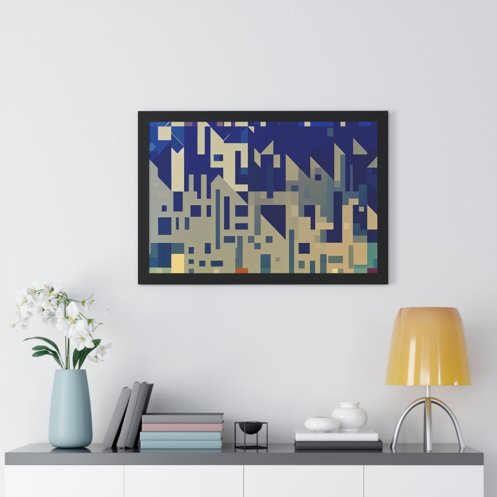 Urban Echoes and Silhouettes | Framed Print