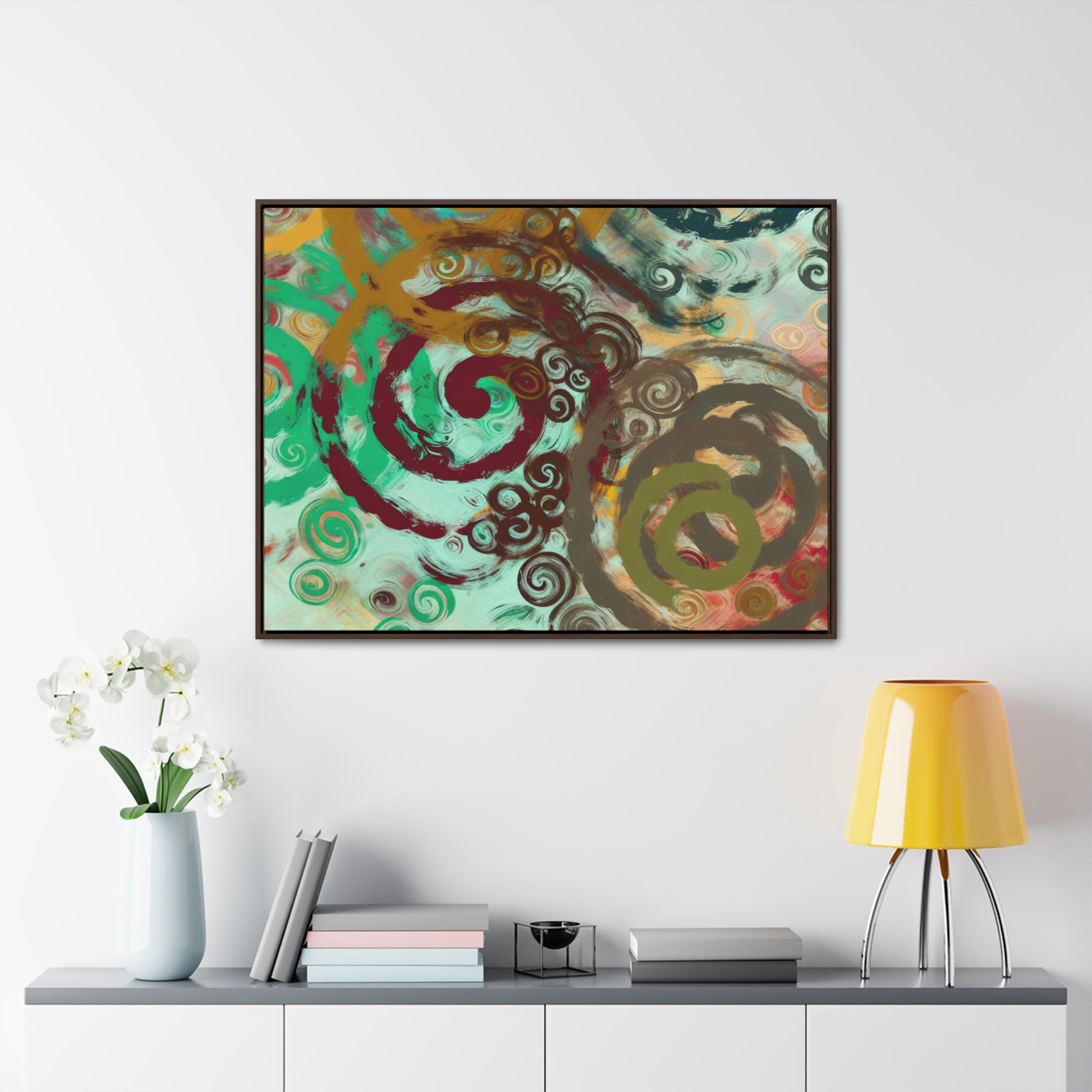 Dance of Colors | Framed Canvas