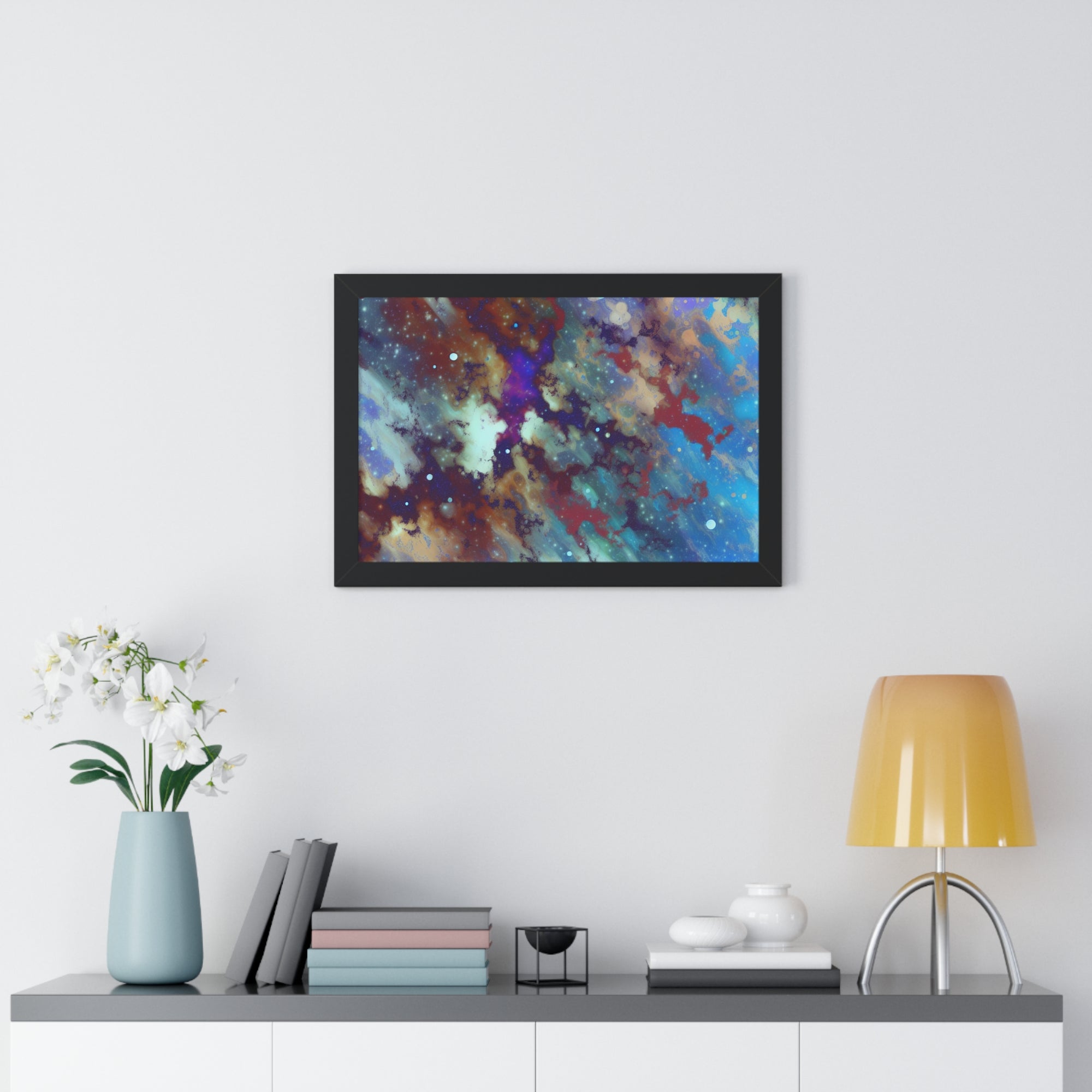 Stellar Whispers and Cosmic Dreams | Framed Print