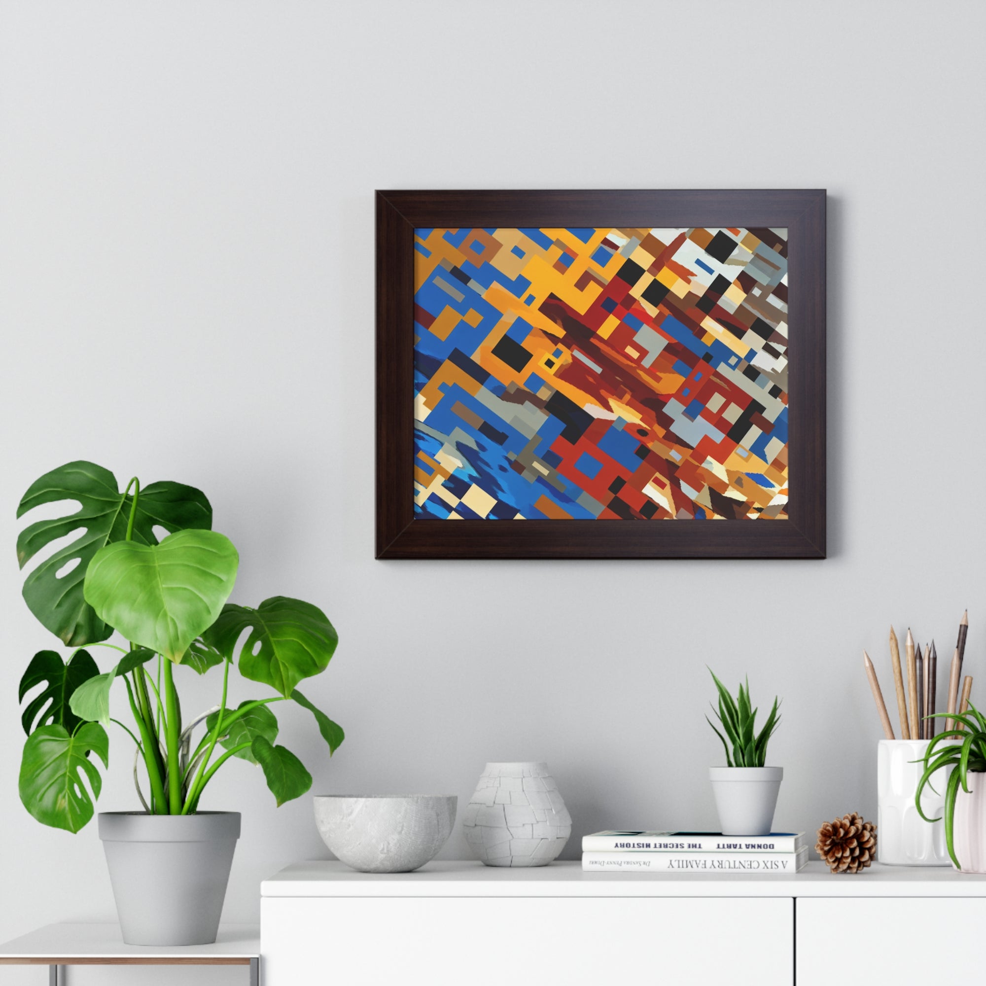 Urban Pulse and Shadows | Framed Print