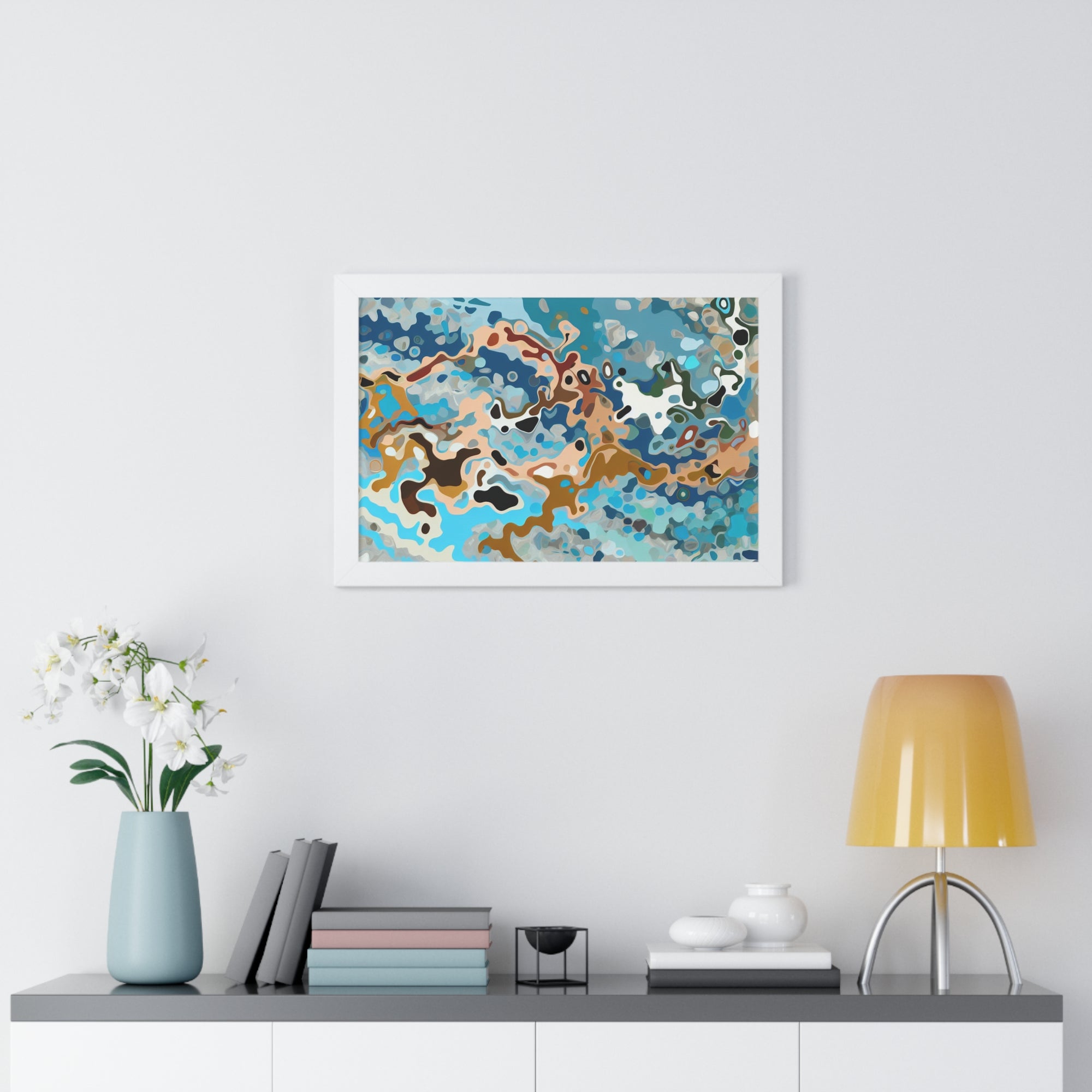 Tidal Whispers and Sands | Framed Print