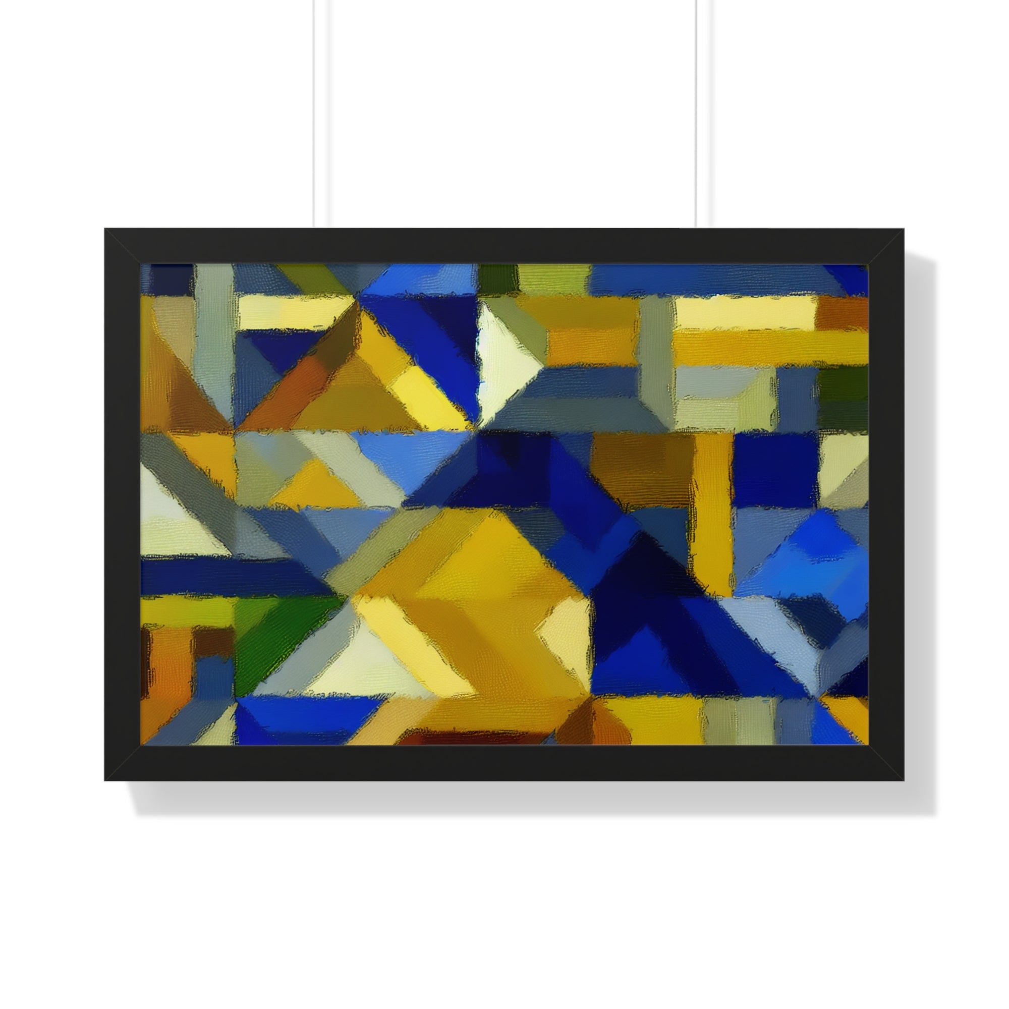 Fractured Vibrance and Motion | Framed Print