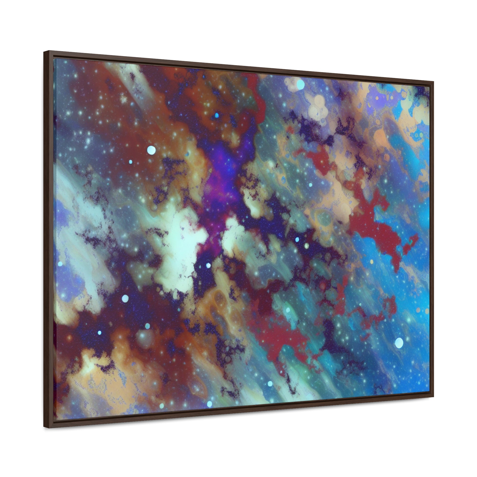 Stellar Whispers and Cosmic Dreams | Framed Canvas