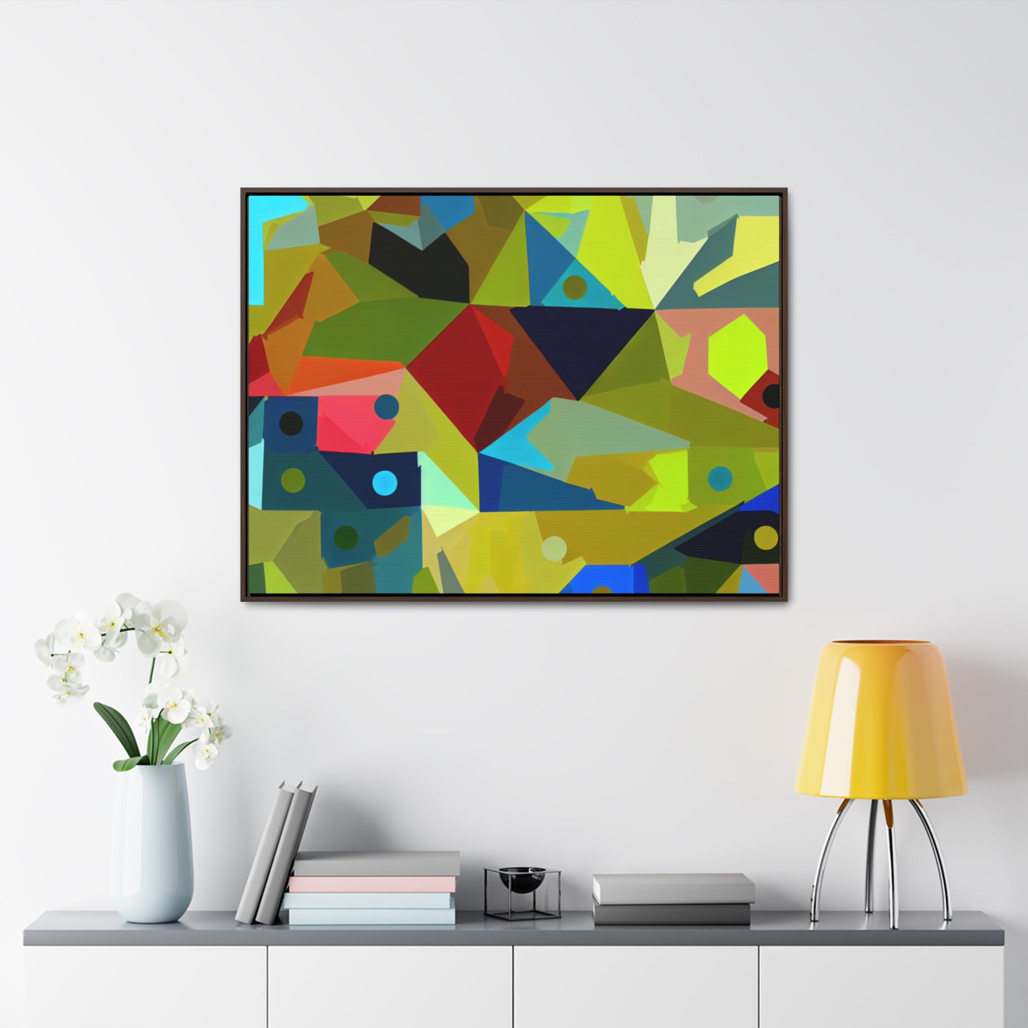 Kaleidoscope of Dimensions | Framed Canvas